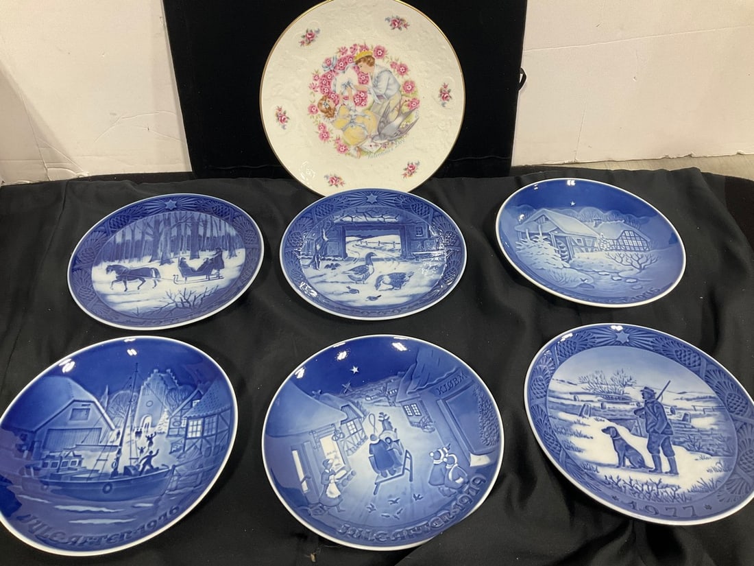 Royal Copenhagen collectible plates and more: Royal Copenhagen collectible plates and more