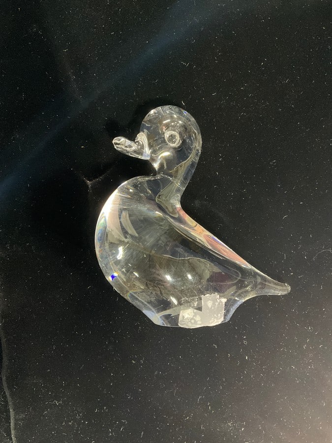 Wedgwood crystal duck: Wedgwood crystal duck