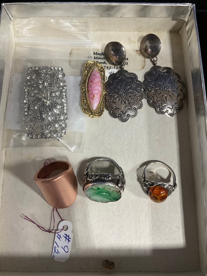 Assorted rings, earrings, and pins (1 of 1)