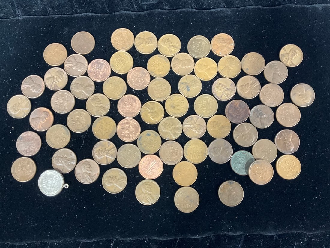 Vintage wheat pennies: Vintage wheat pennies