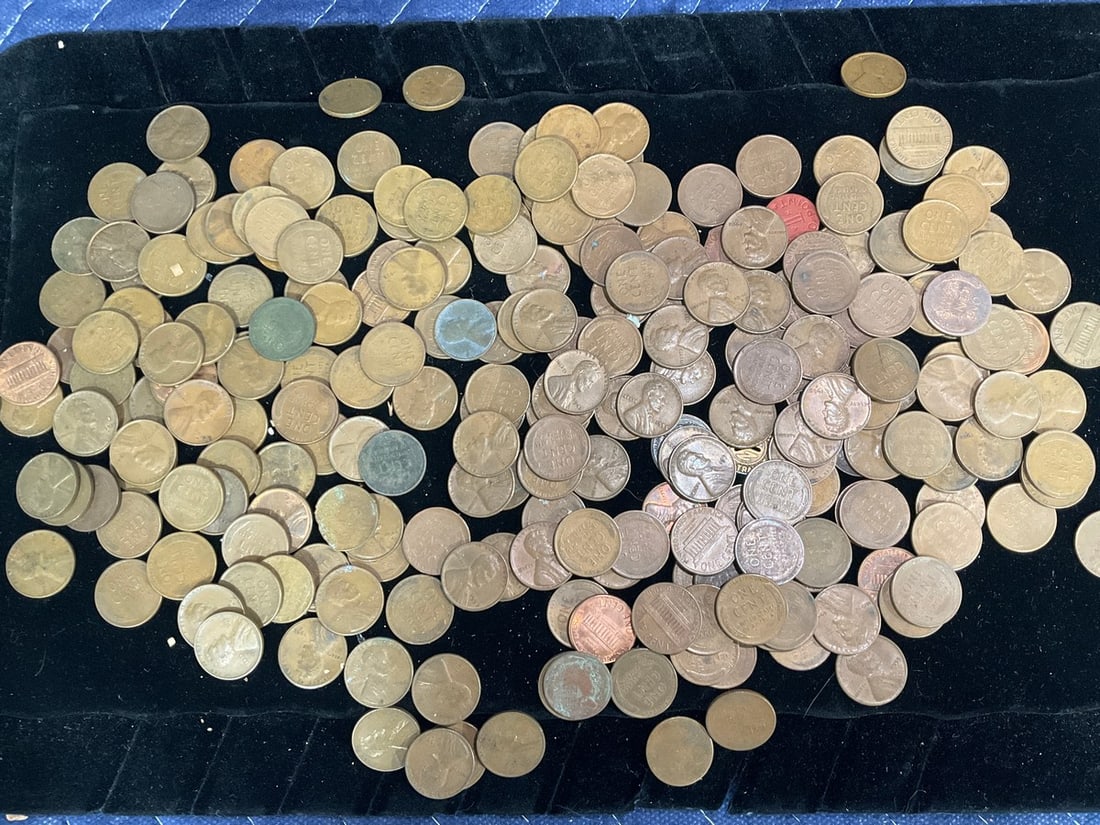 Wheat pennies: Wheat pennies