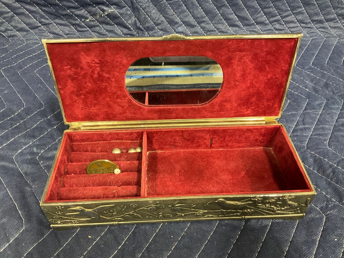 Vintage Godinger silver plated jewelry box: Vintage Godinger silver plated jewelry box