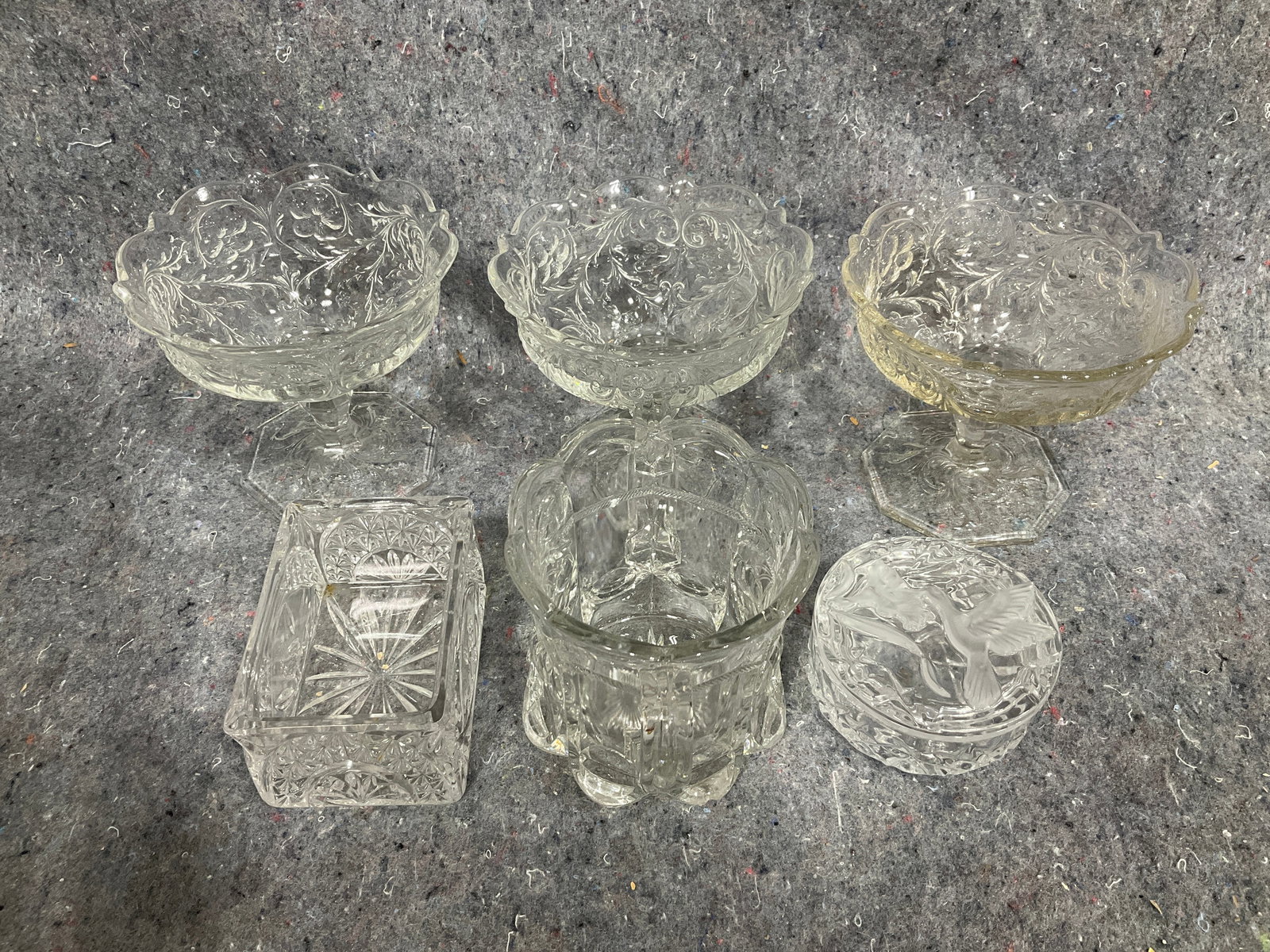 Crystal trinket box, mug, goblets, and more(tallet 4.5in): Crystal trinket box, mug, goblets, and more(tallet 4.5in)