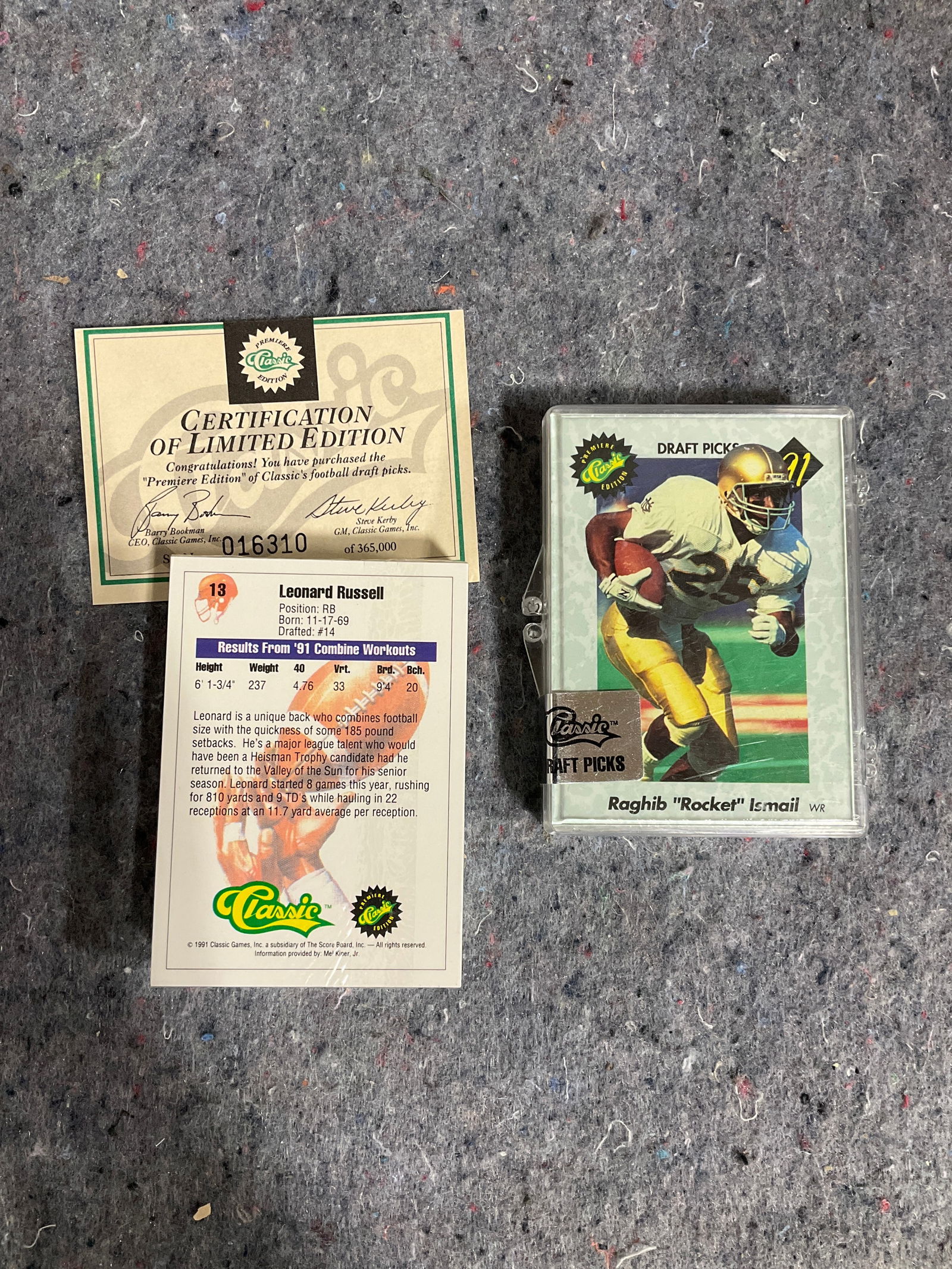 Classic premiere edition collectible sports cards: Classic premiere edition collectible sports cards