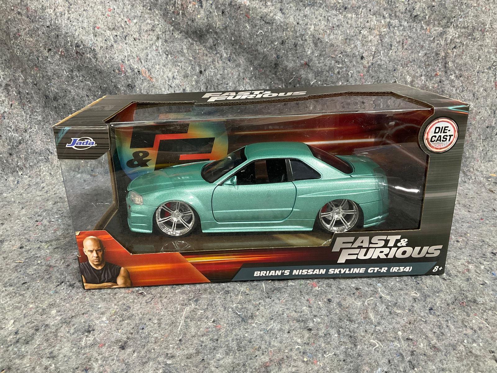 Fast & Furious Brian's Nissan Skyline GT-R(R34)*new in package*: Fast & Furious Brian's Nissan Skyline GT-R(R34)*new in package*