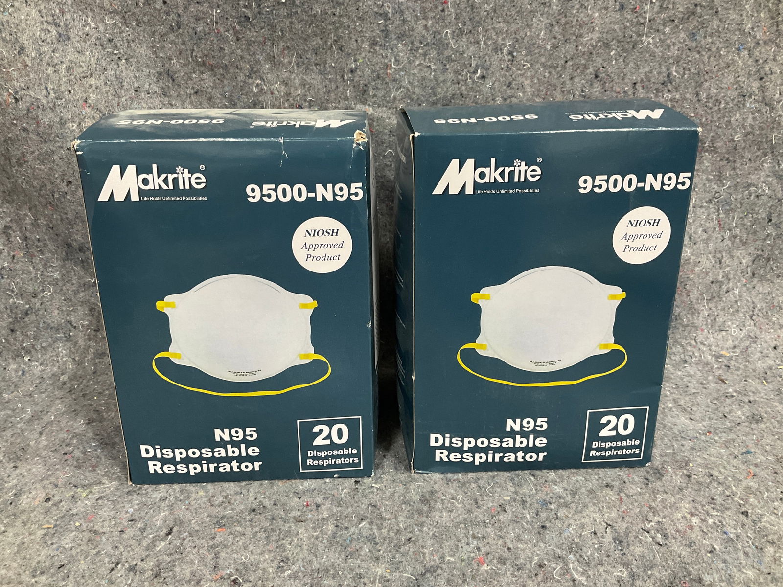 Makrite N95 disposable respirator masks*new in package*: Makrite N95 disposable respirator masks*new in package*