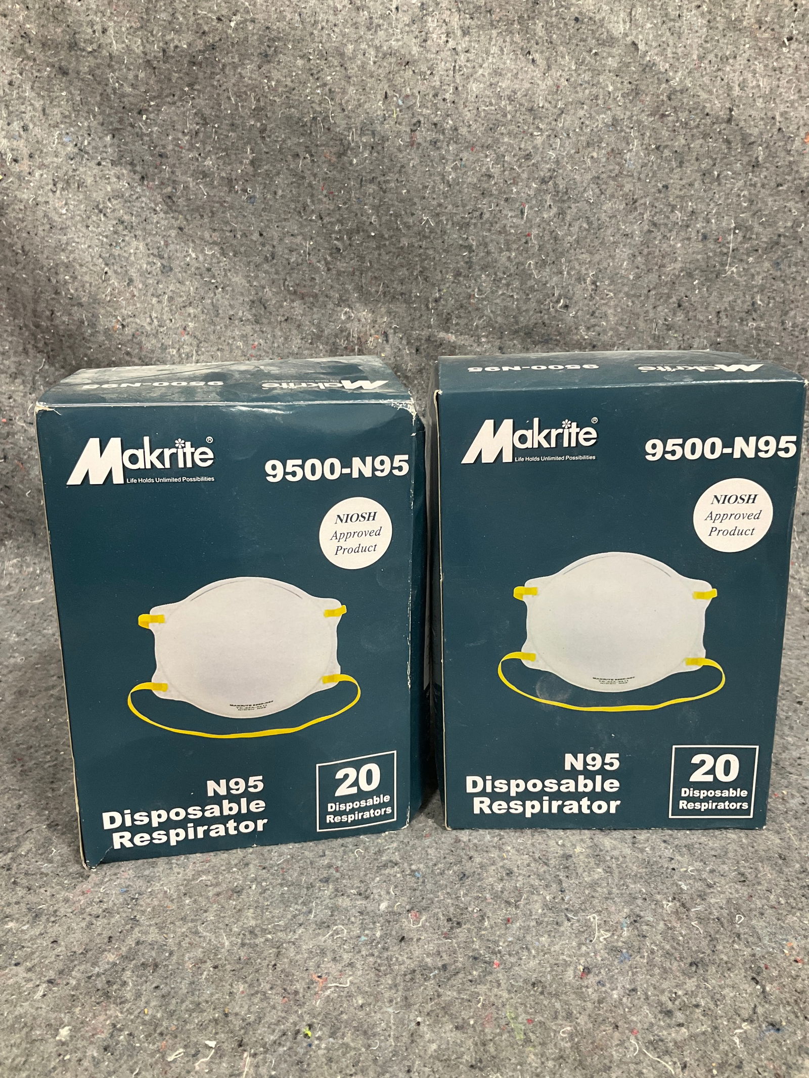 Makrite N95 disposable respirator masks*new in package*: Makrite N95 disposable respirator masks*new in package*