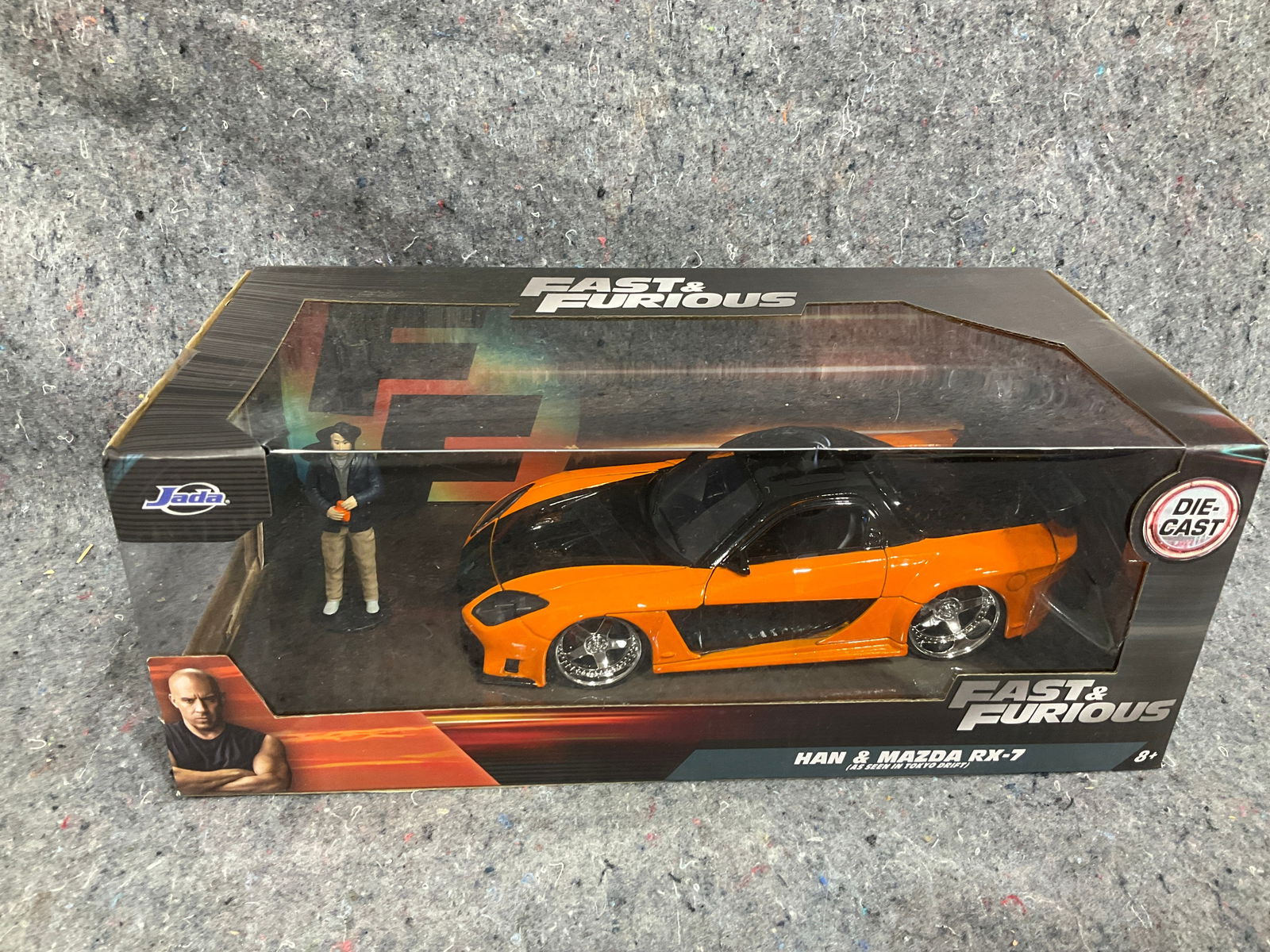 Fast & Furious Han & Mazda RX-7 collectible*new in package*: Fast & Furious Han & Mazda RX-7 collectible*new in package*