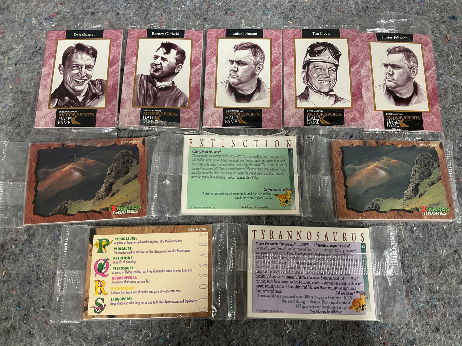 Timescape dinamation cards and motorsports collectible cards: Timescape dinamation cards and motorsports collectible cards