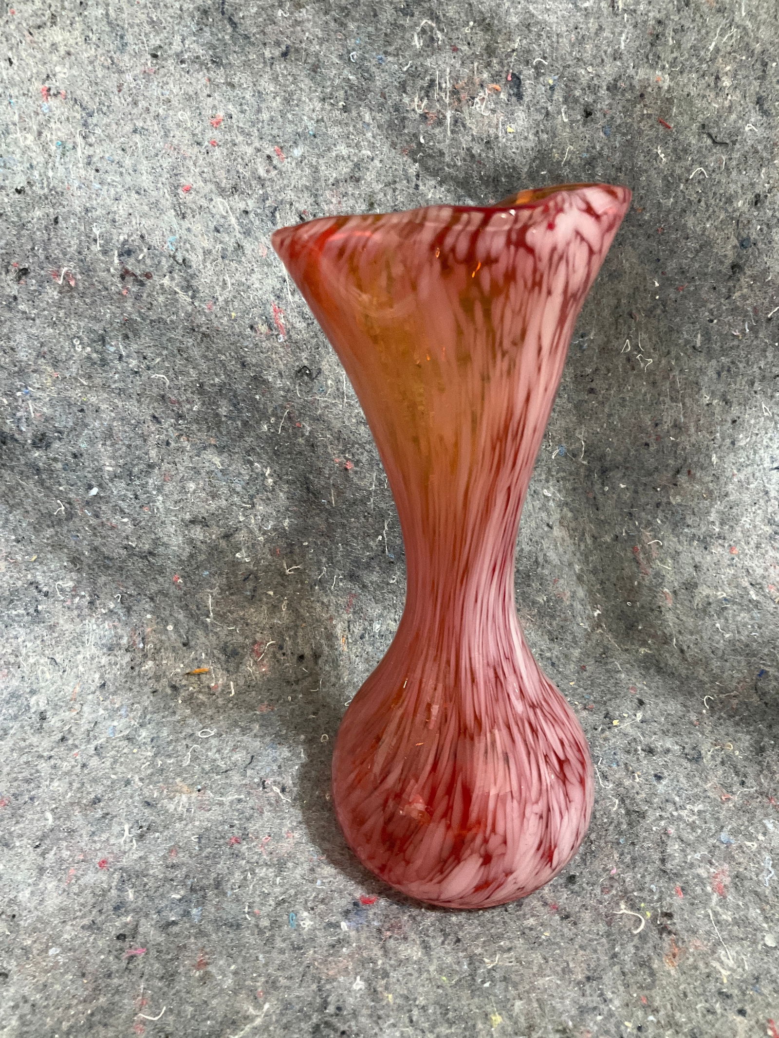 Vintage hand blown art glass vase(7.25in tall) (1 of 1)