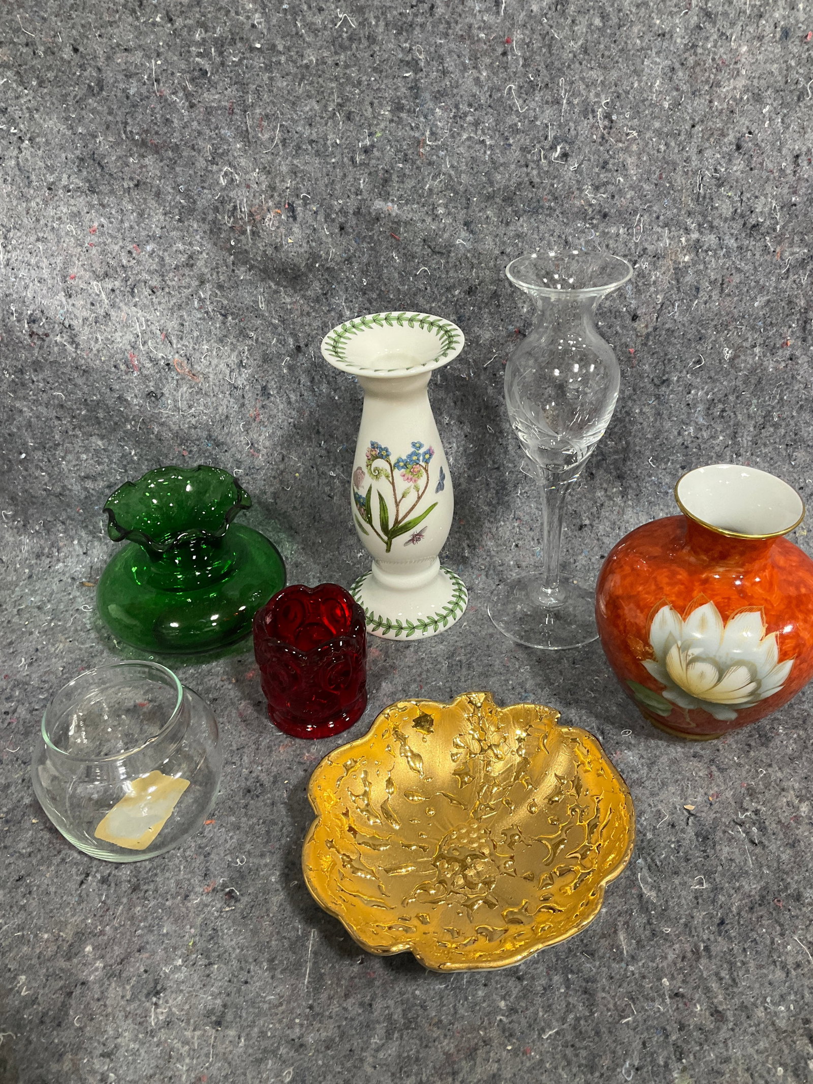 Holley Ross trinket dish, decorative vases, and more(7.5intallest) (1 of 1)