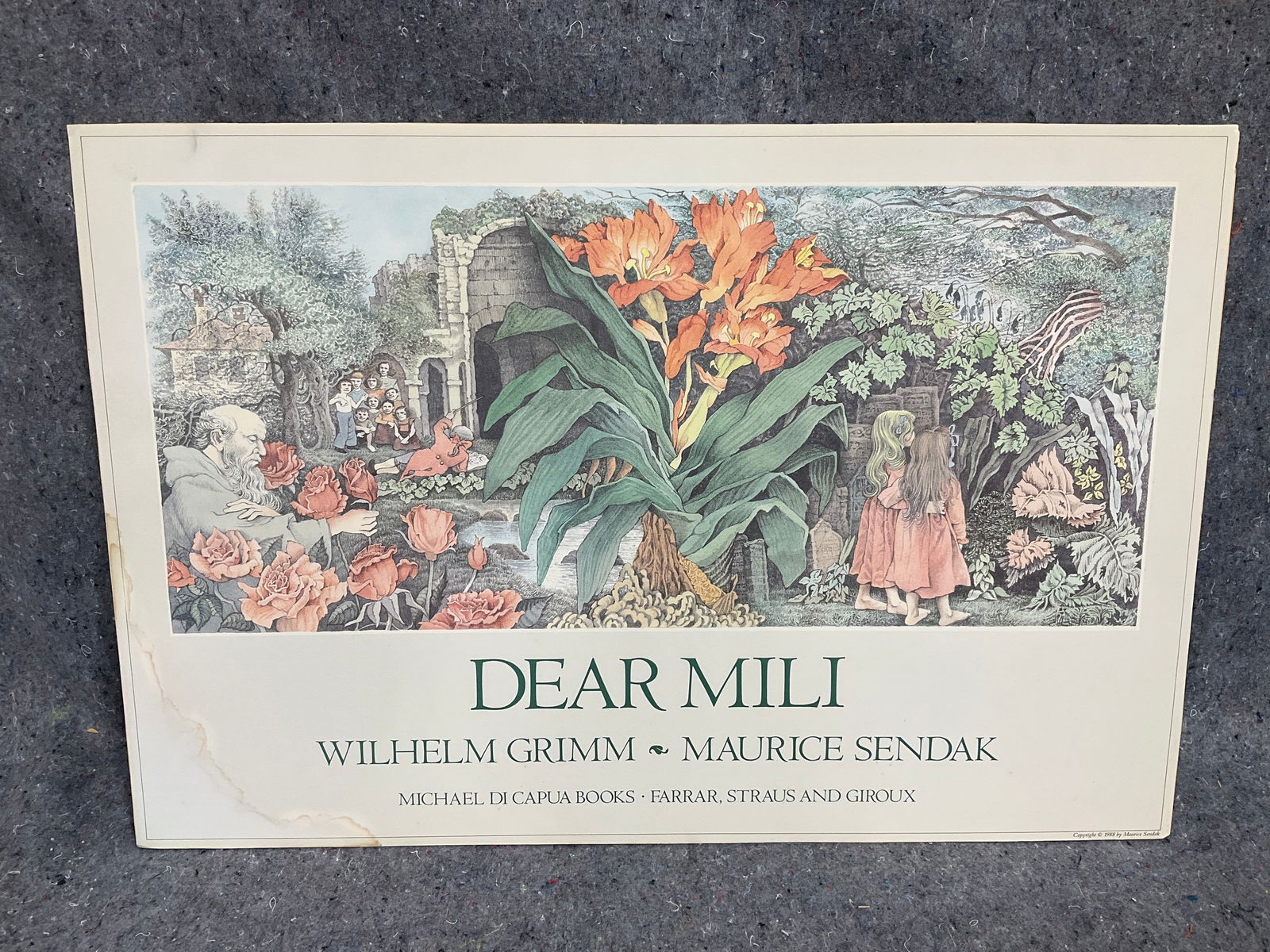 Vintage Dear Mill artwork(16inx24in): Vintage Dear Mill artwork(16inx24in)