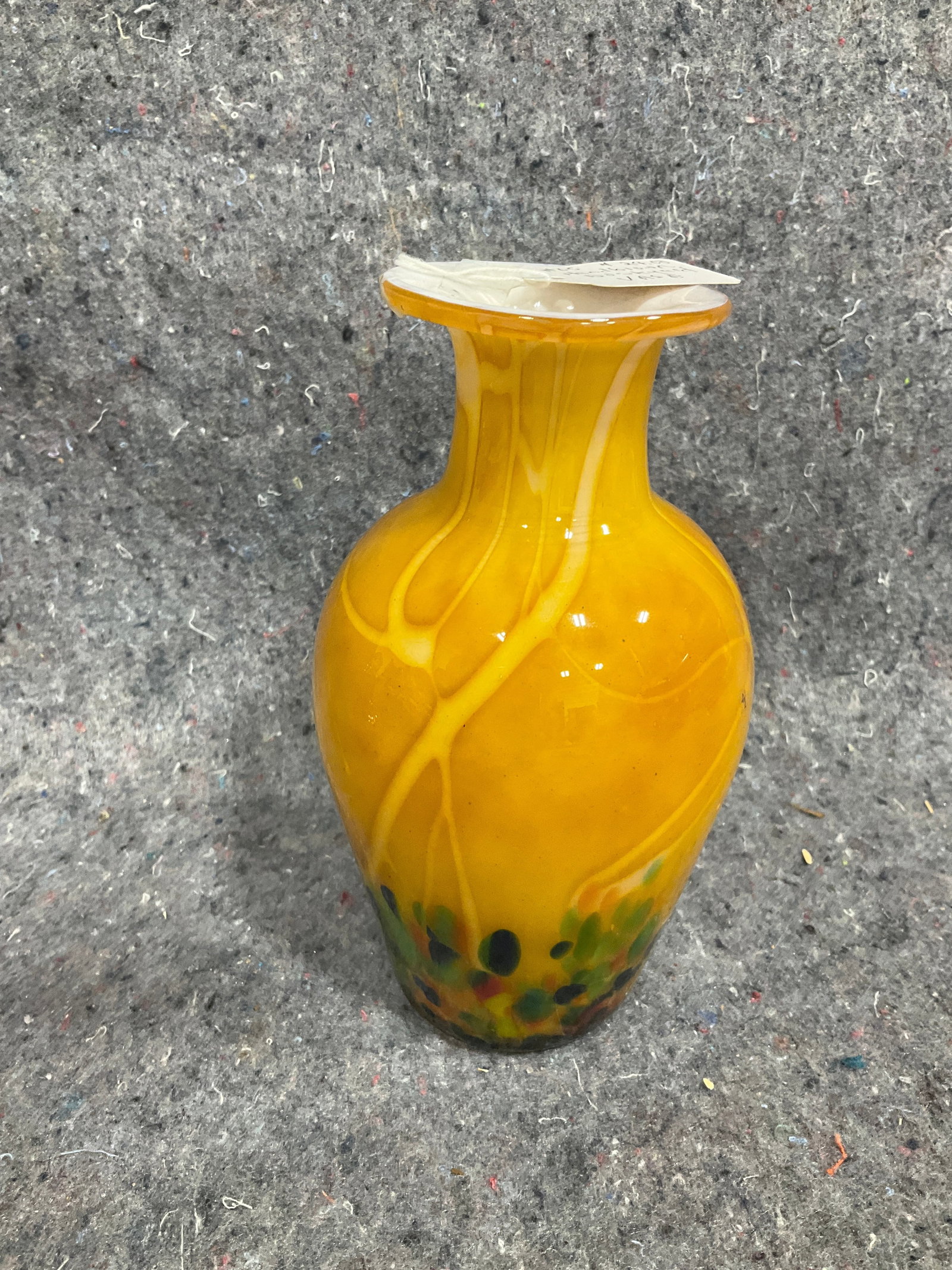 Handblown dockyard vase(6.5in tall): Handblown dockyard vase(6.5in tall)
