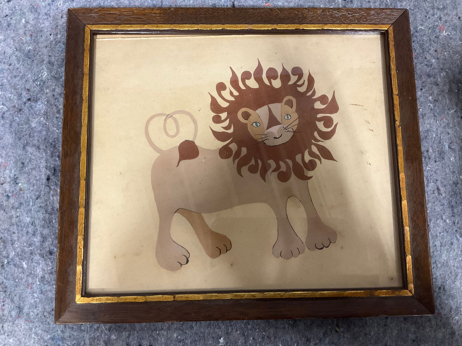 Vintage hand painted wooden folk art(8.5inx10in): Vintage hand painted wooden folk art(8.5inx10in)