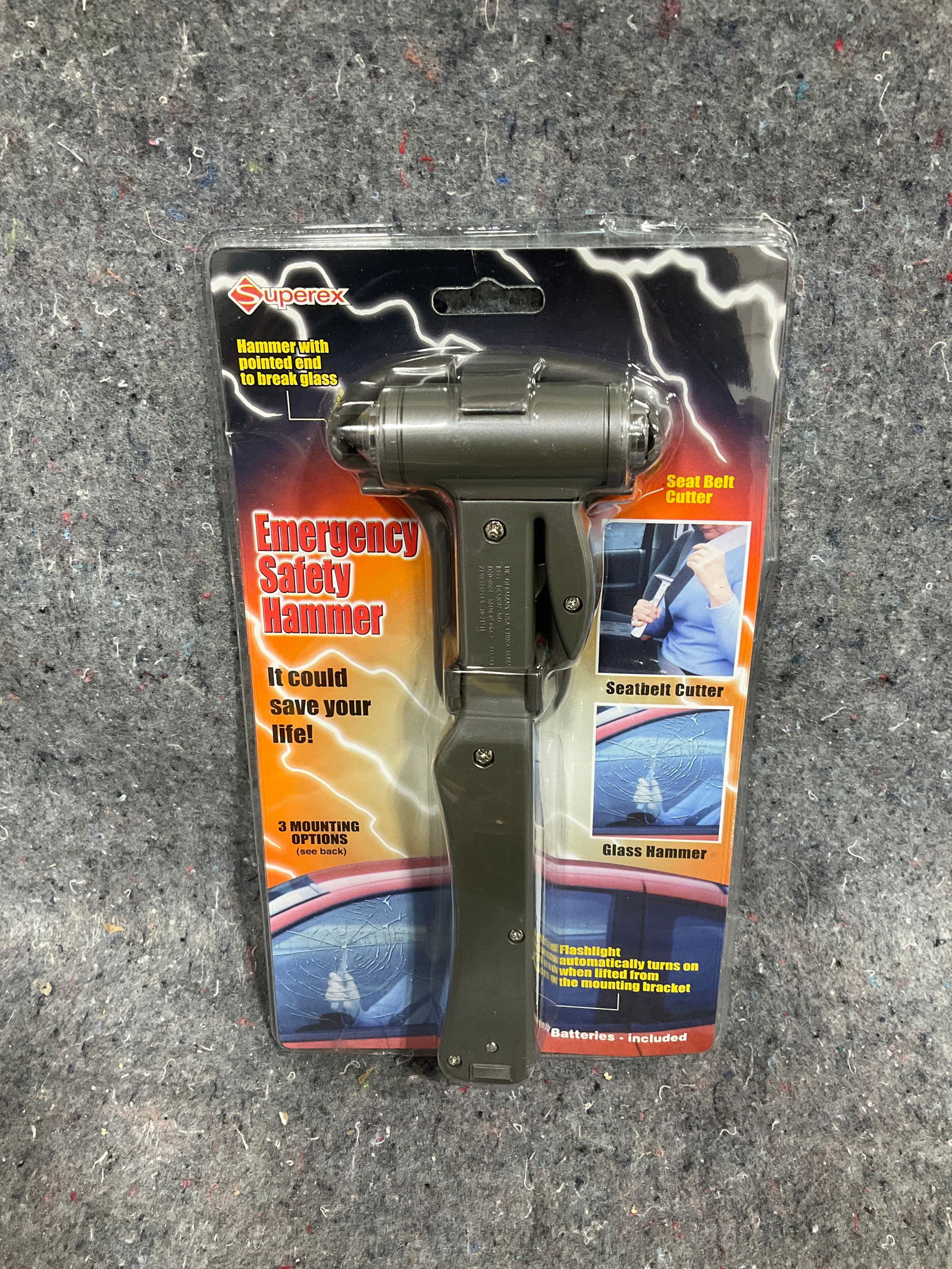 Emergency safety hammer*new in package*: Emergency safety hammer*new in package*