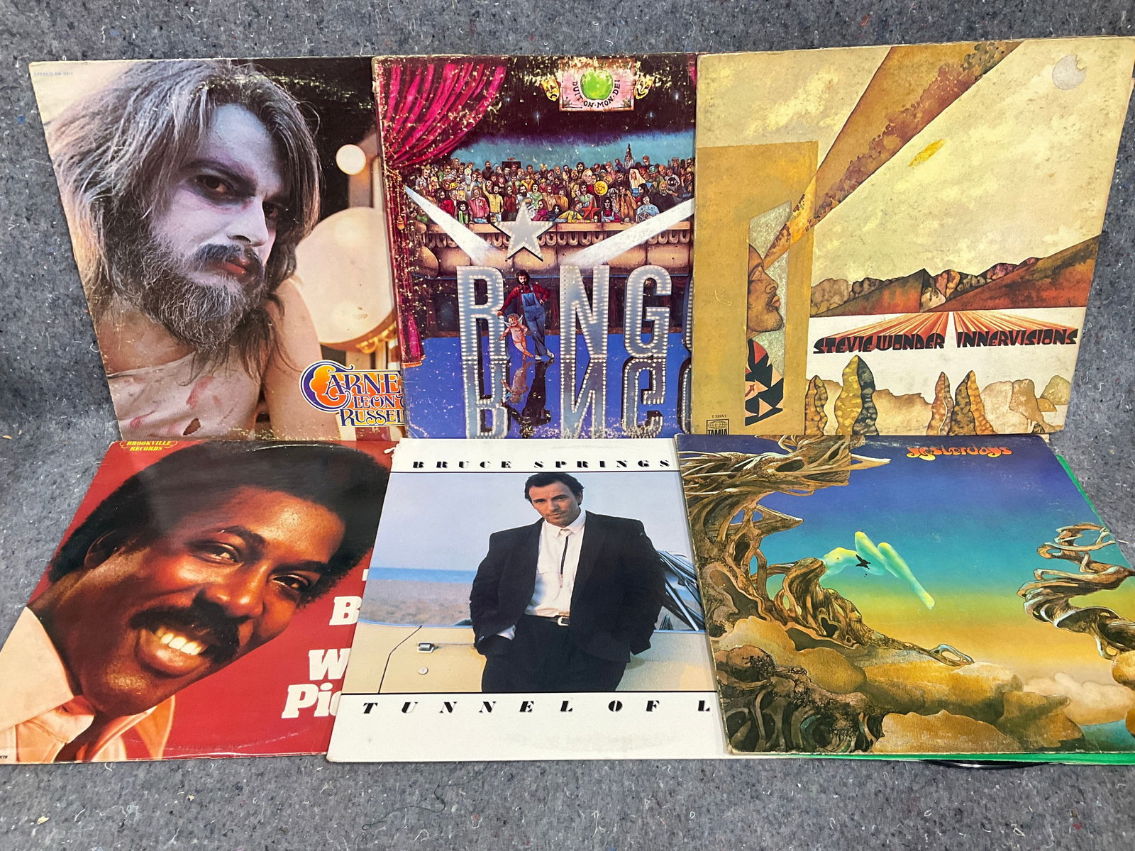 Vintage rock records(Bruce Springsteen, Stevie Wonder, etc.): Vintage rock records(Bruce Springsteen, Stevie Wonder, etc.)