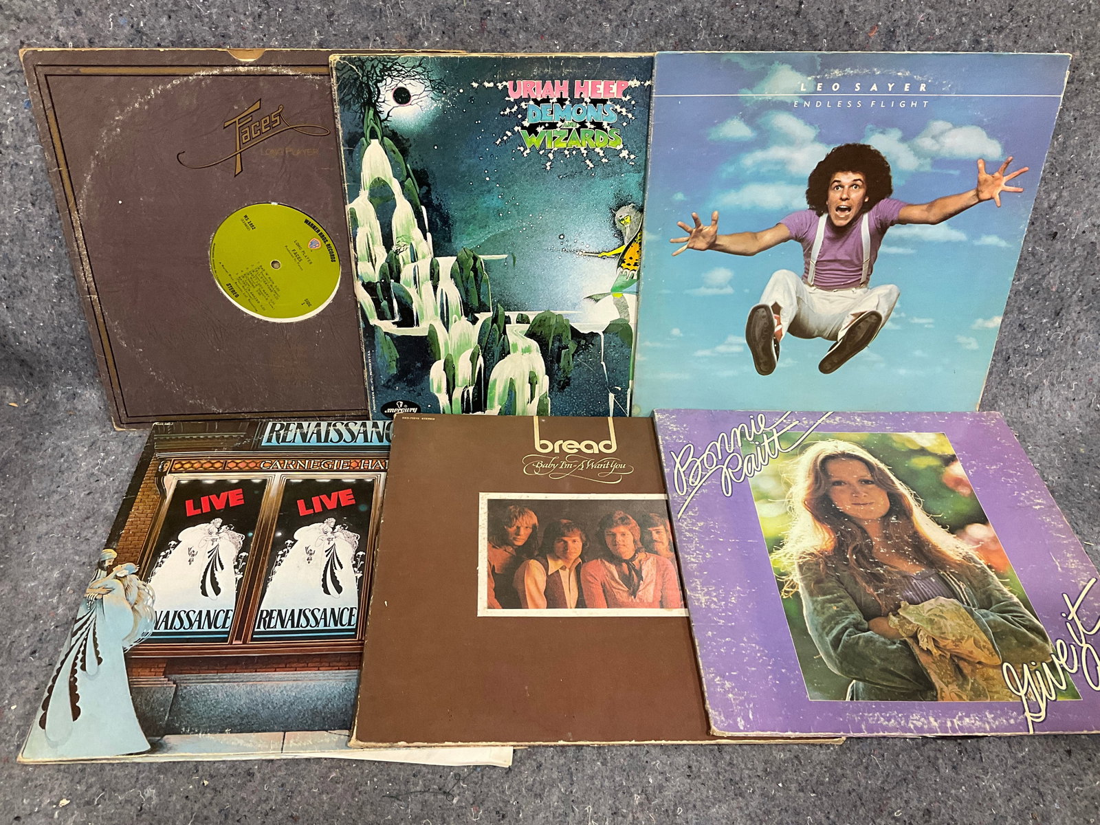 Vintage rock records(Leo Sayer, Uriah Heep Demons and wizards, etc.): Vintage rock records(Leo Sayer, Uriah Heep Demons and wizards, etc.)