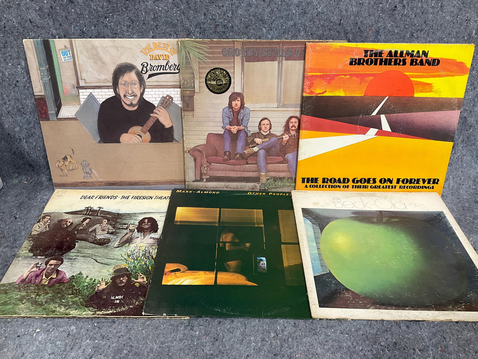 Vintage rock records(The Allman Brothers Band, Mark Almond,etc.): Vintage rock records(The Allman Brothers Band, Mark Almond,etc.)