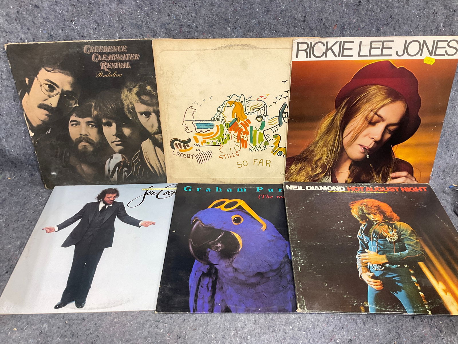 Vintage records(Rickie Lee Jones, Neil Diamond, etc.): Vintage records(Rickie Lee Jones, Neil Diamond, etc.)