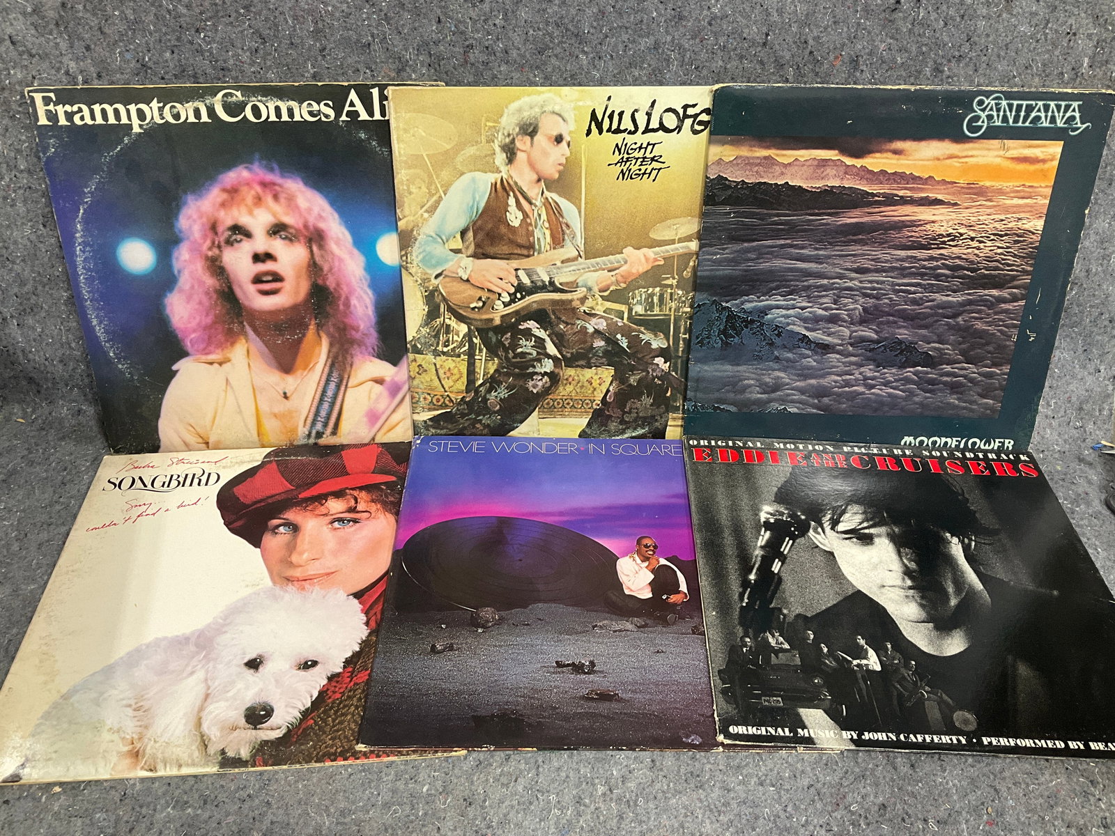 Vintage records(Santana, Eddie and the cruisers, etc.): Vintage records(Santana, Eddie and the cruisers, etc.)