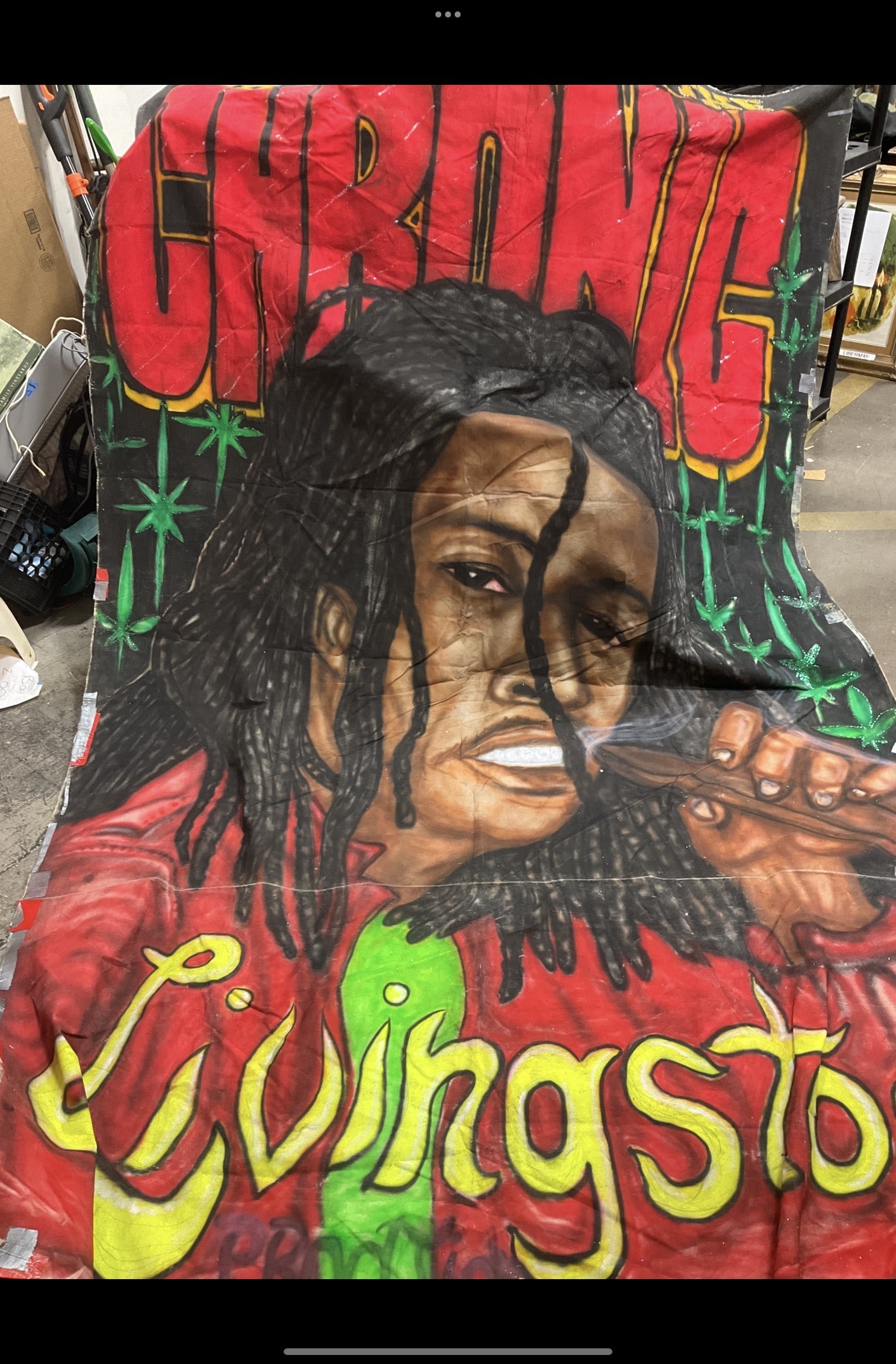 Chronic Livingston wall decor(60x128): Chronic Livingston wall decor(60x128)