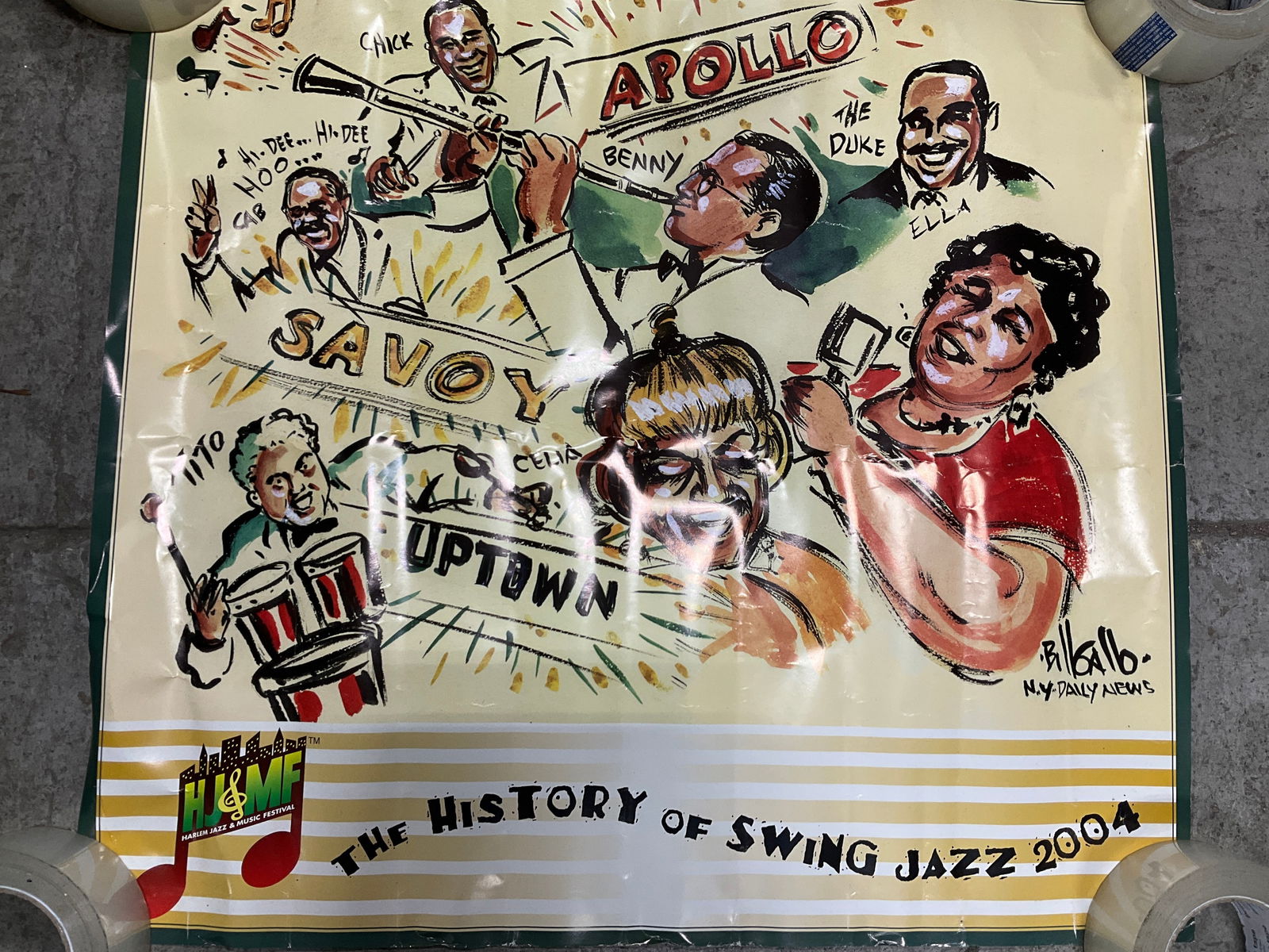 The History of Swing Jazz 2004 poster(22inx23.5in): The History of Swing Jazz 2004 poster(22inx23.5in)