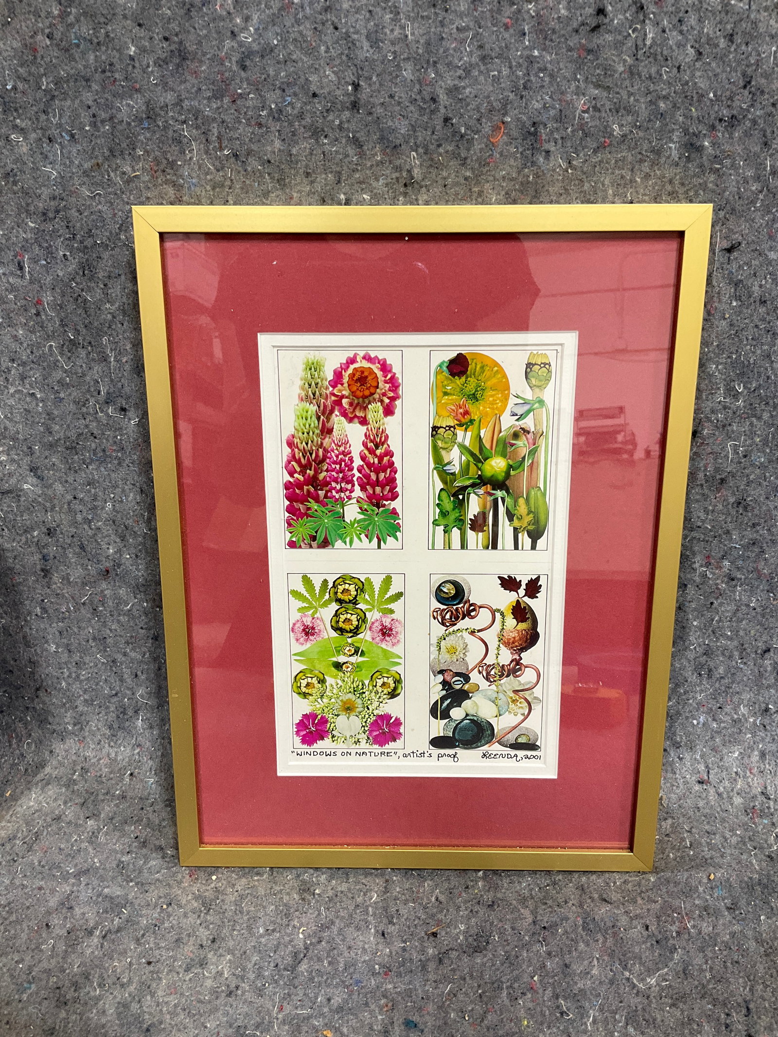 2001 framed artwork collage(9inx12in) (1 of 1)