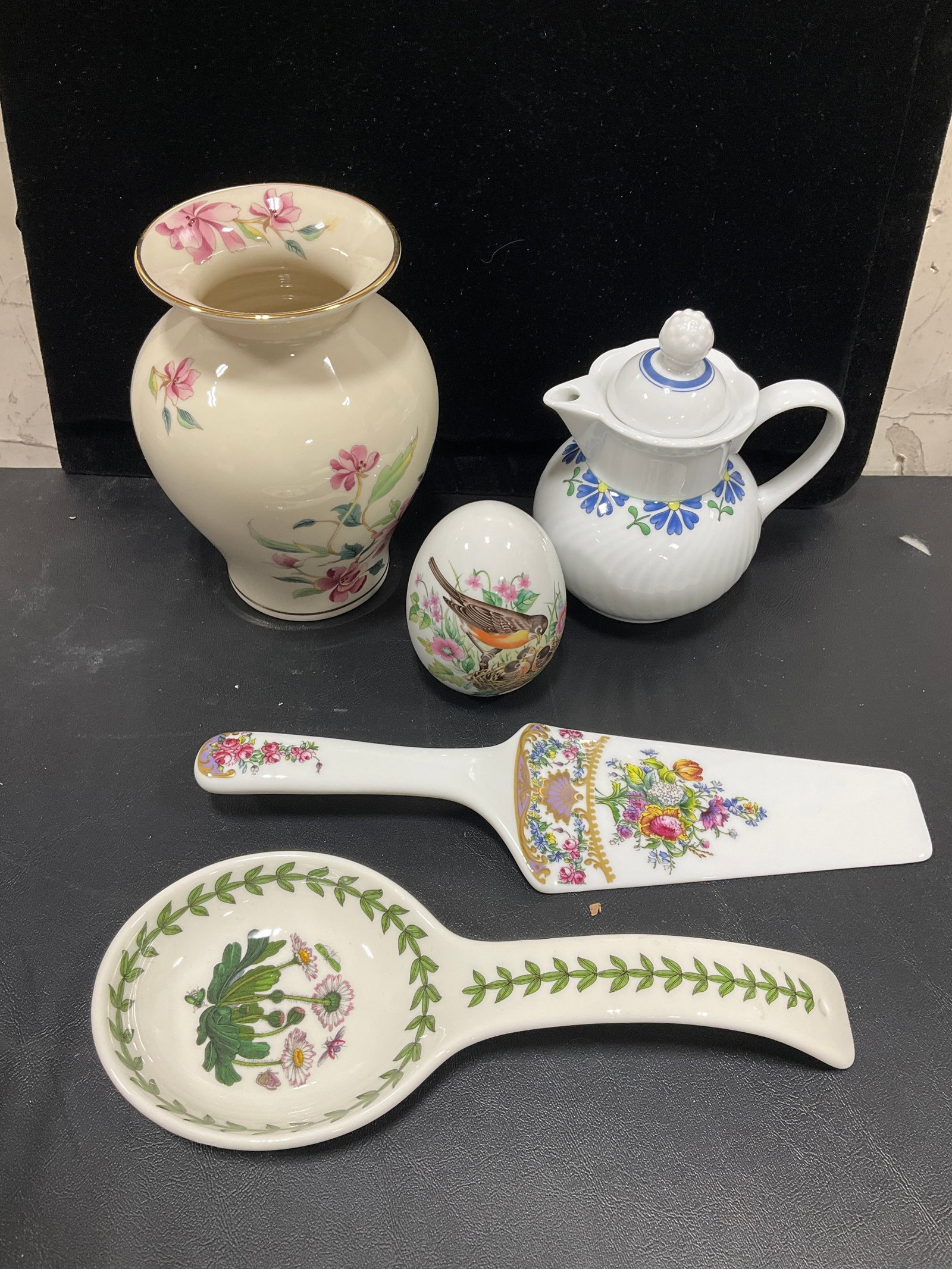 Lenox vase(6in tall), Avon botanic garden egg, and more: Lenox vase(6in tall), Avon botanic garden egg, and more