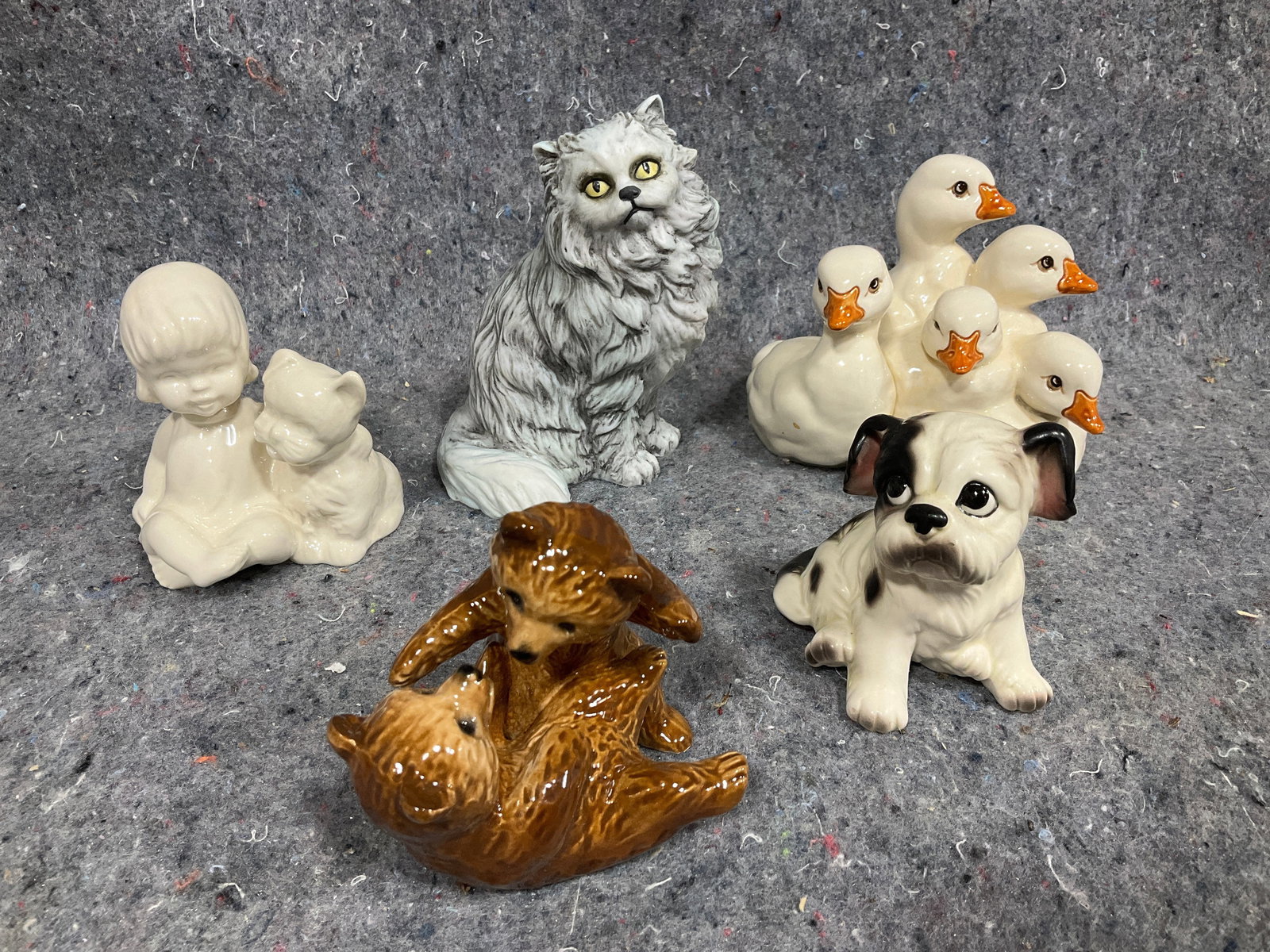 Collectible animal figurines(Norcrest, Goebel, and more-3.5in tallest) (1 of 1)