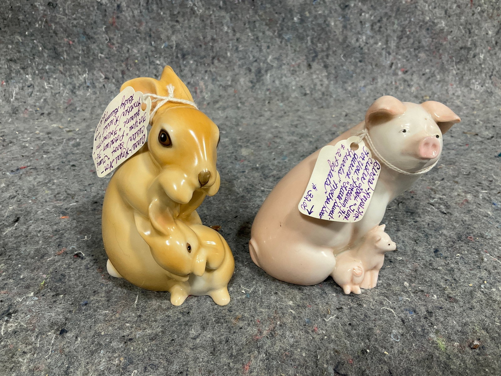 Royal Worcester figures(tallest 4in.): Royal Worcester figures(tallest 4in.)