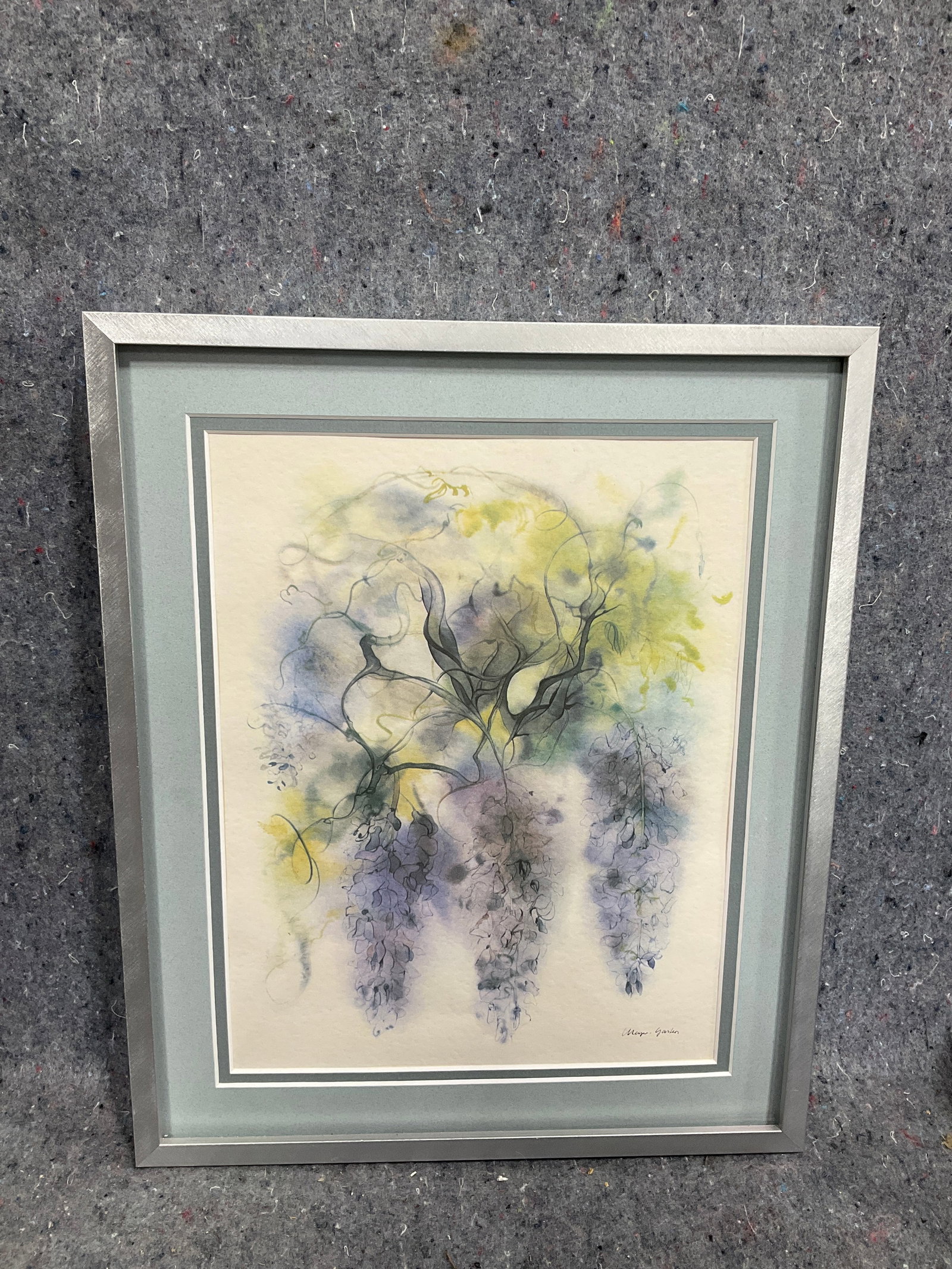 Vintage framed and signed art print(11.5inx14in) (1 of 1)