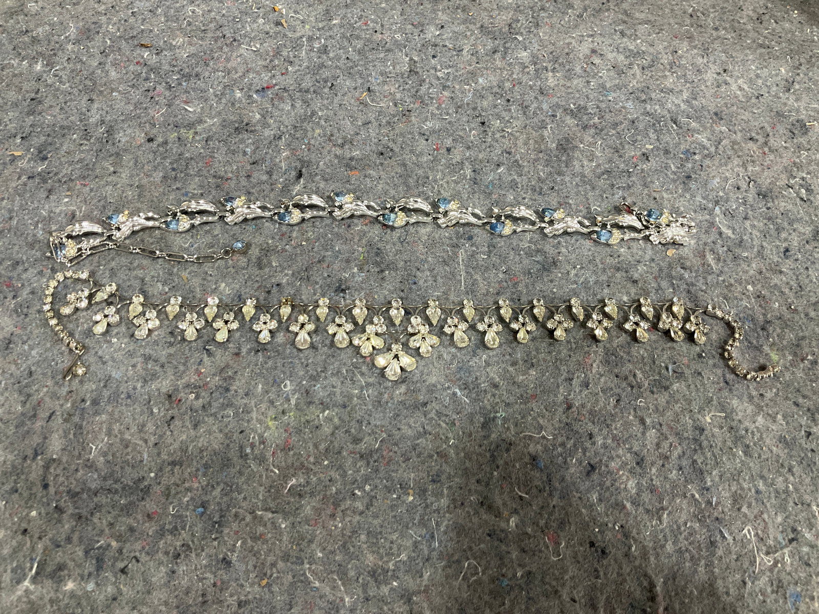 Vintage Rhinestone Necklaces: Vintage Rhinestone Necklaces