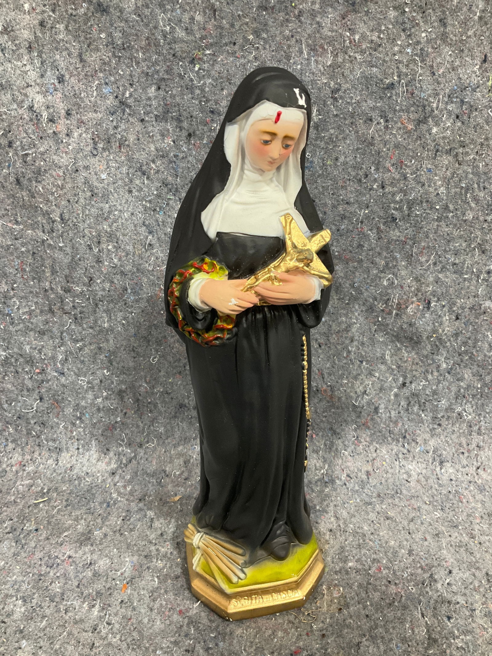 Vintage Silver Plated Candle Holder *adjustable height* and Tom Clark Gnome Figure (5in): Vintage Silver Plated Candle Holder *adjustable height* and Tom Clark Gnome Figure (5in)