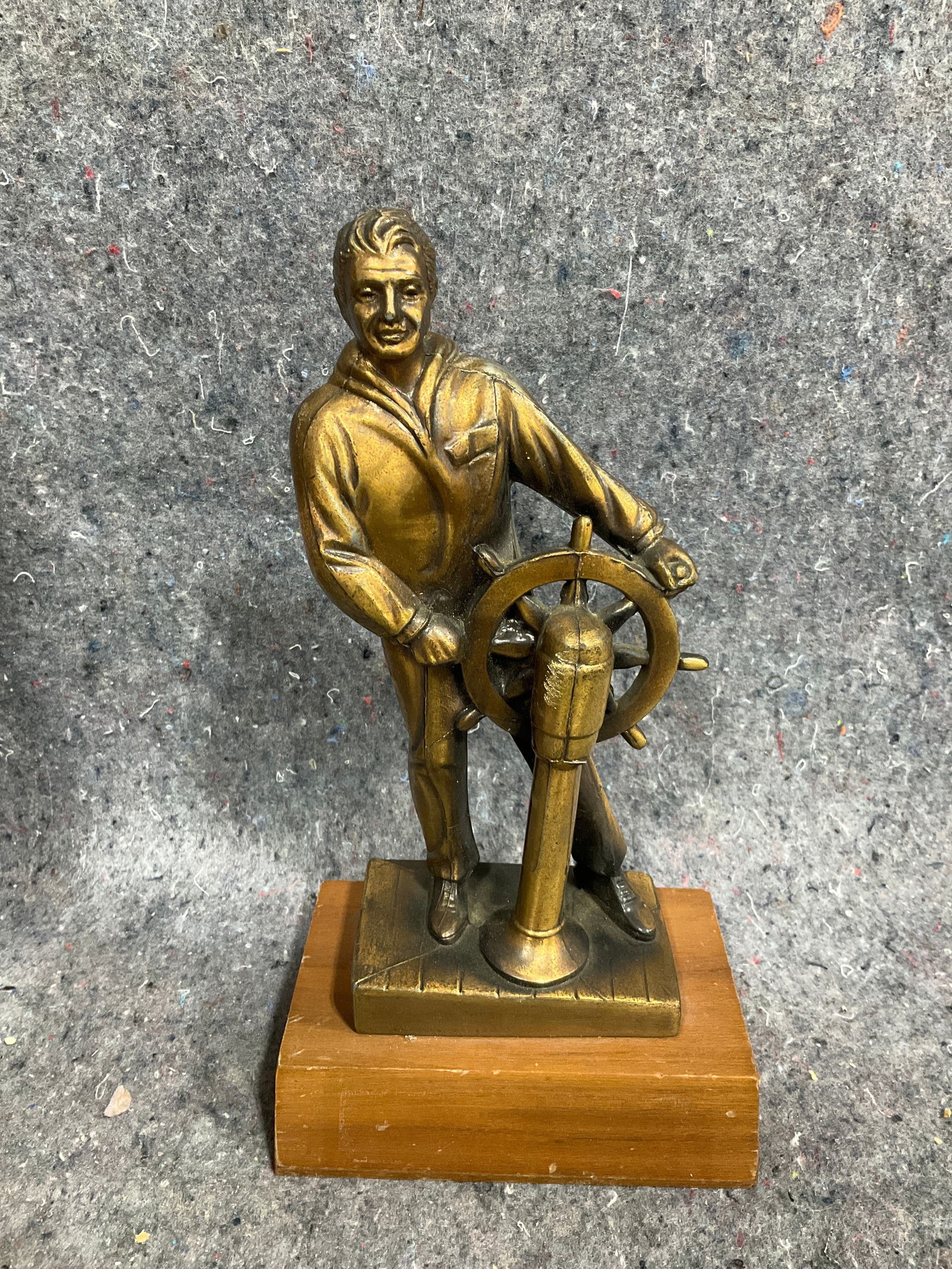 Vintage Bronze Japanese Vase *bottom not attached* (12in Tall): Vintage Bronze Japanese Vase *bottom not attached* (12in Tall)