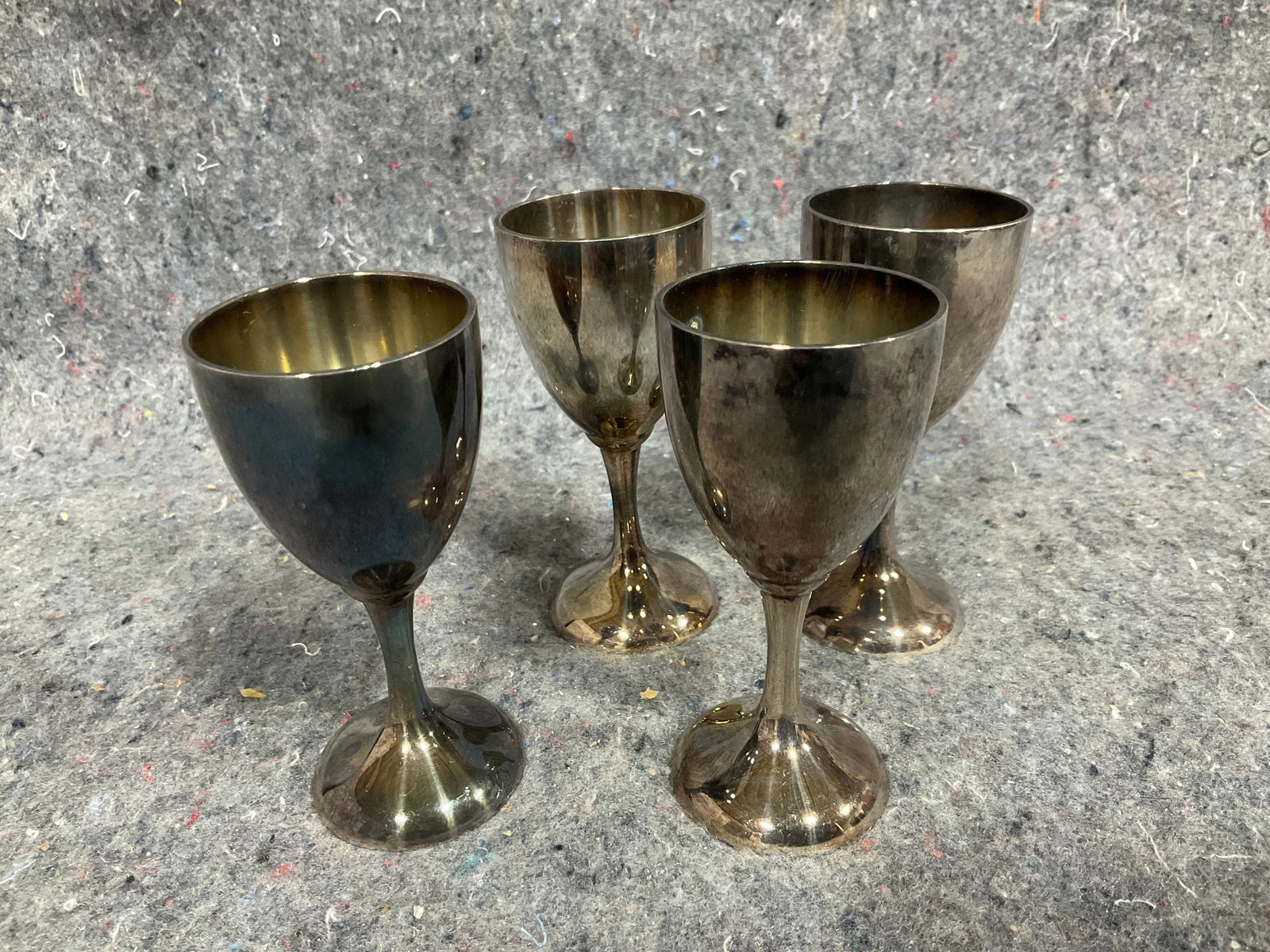 International Silver Company cups(3.5in tall): International Silver Company cups(3.5in tall)