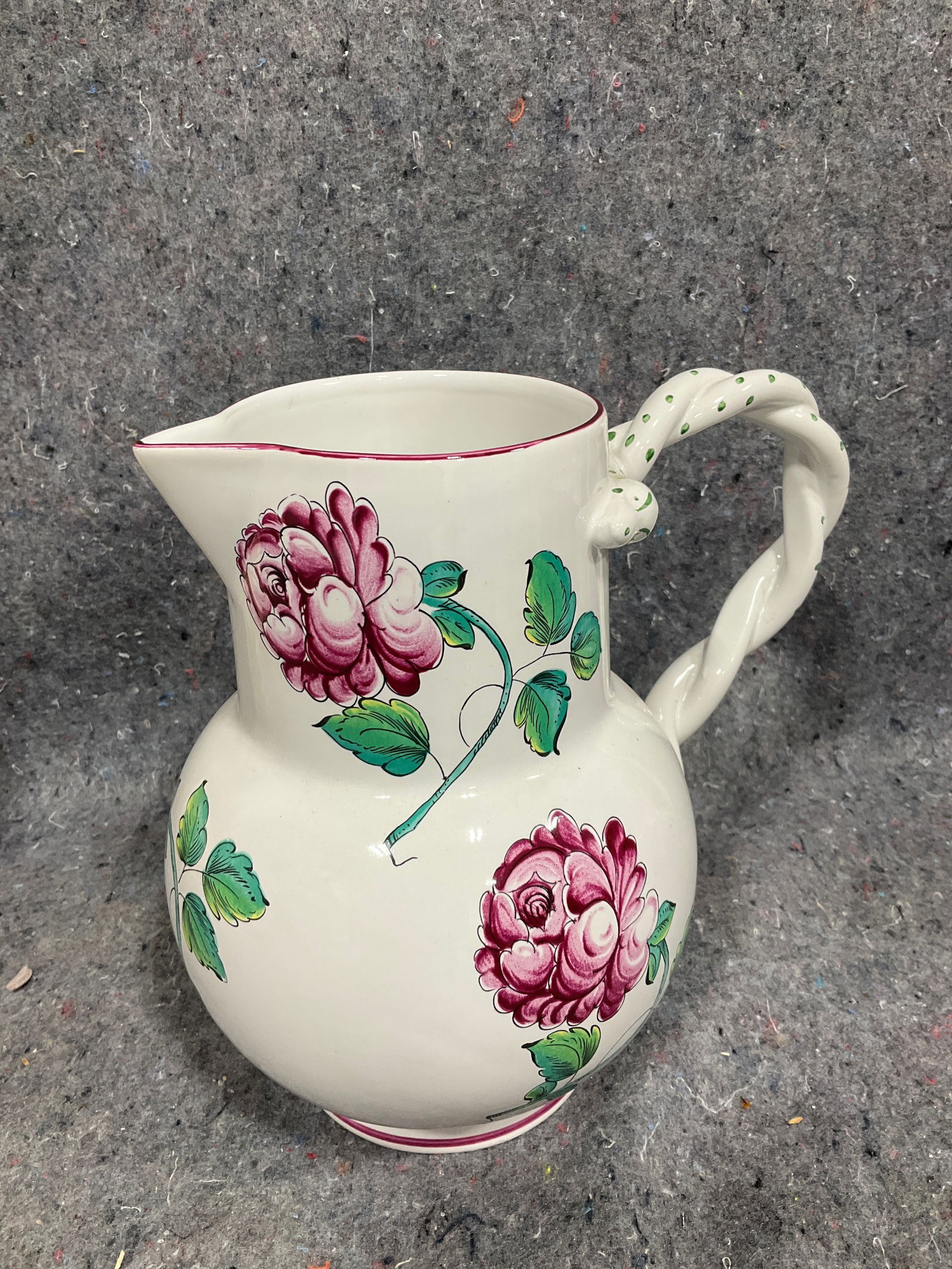 Vintage Tiffany & Co. earthenware serving pitcher(8.5in tall): Vintage Tiffany & Co. earthenware serving pitcher(8.5in tall)
