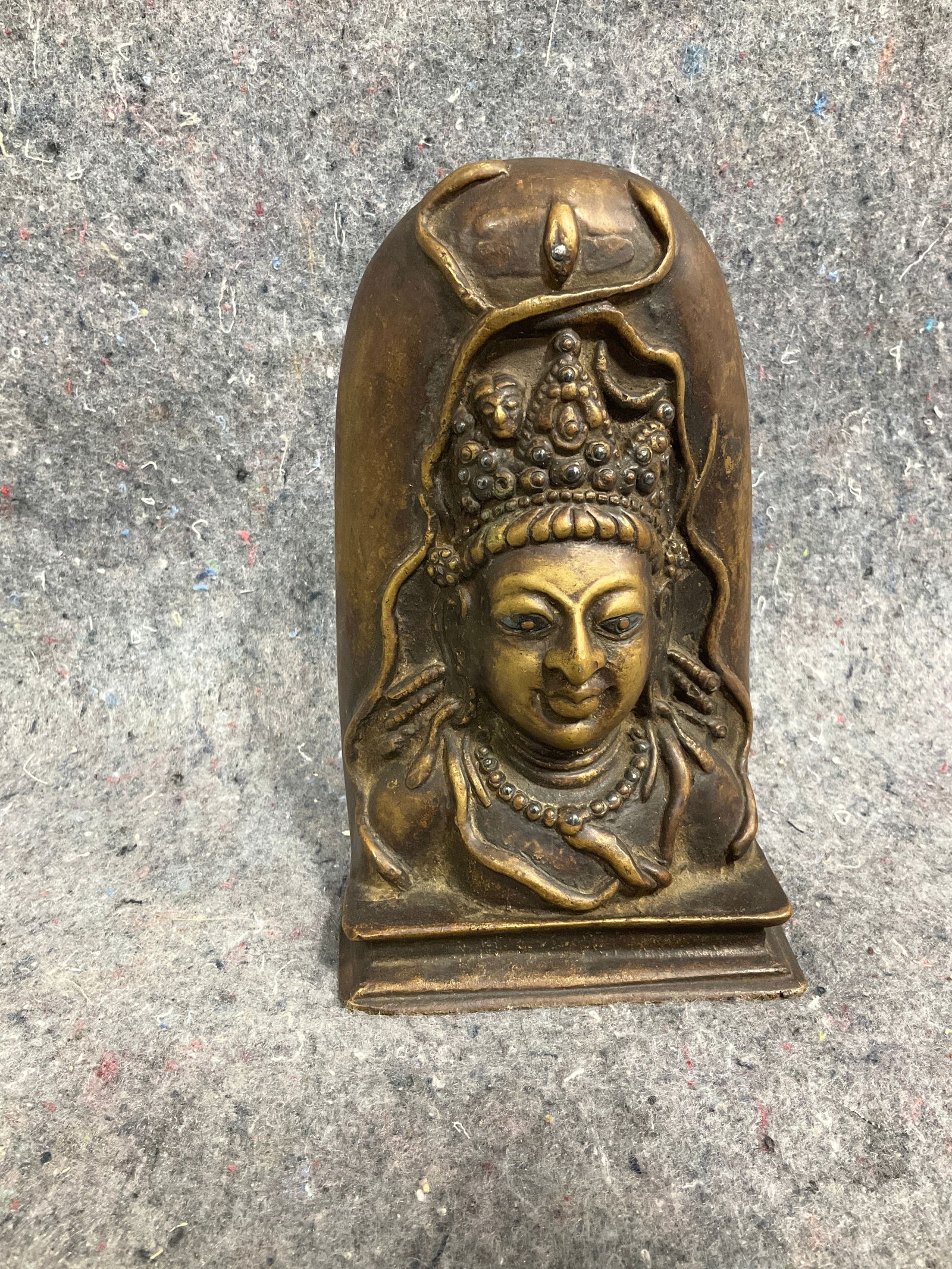 Brass bronze metallic plaque(6.5in tall): Brass bronze metallic plaque(6.5in tall)