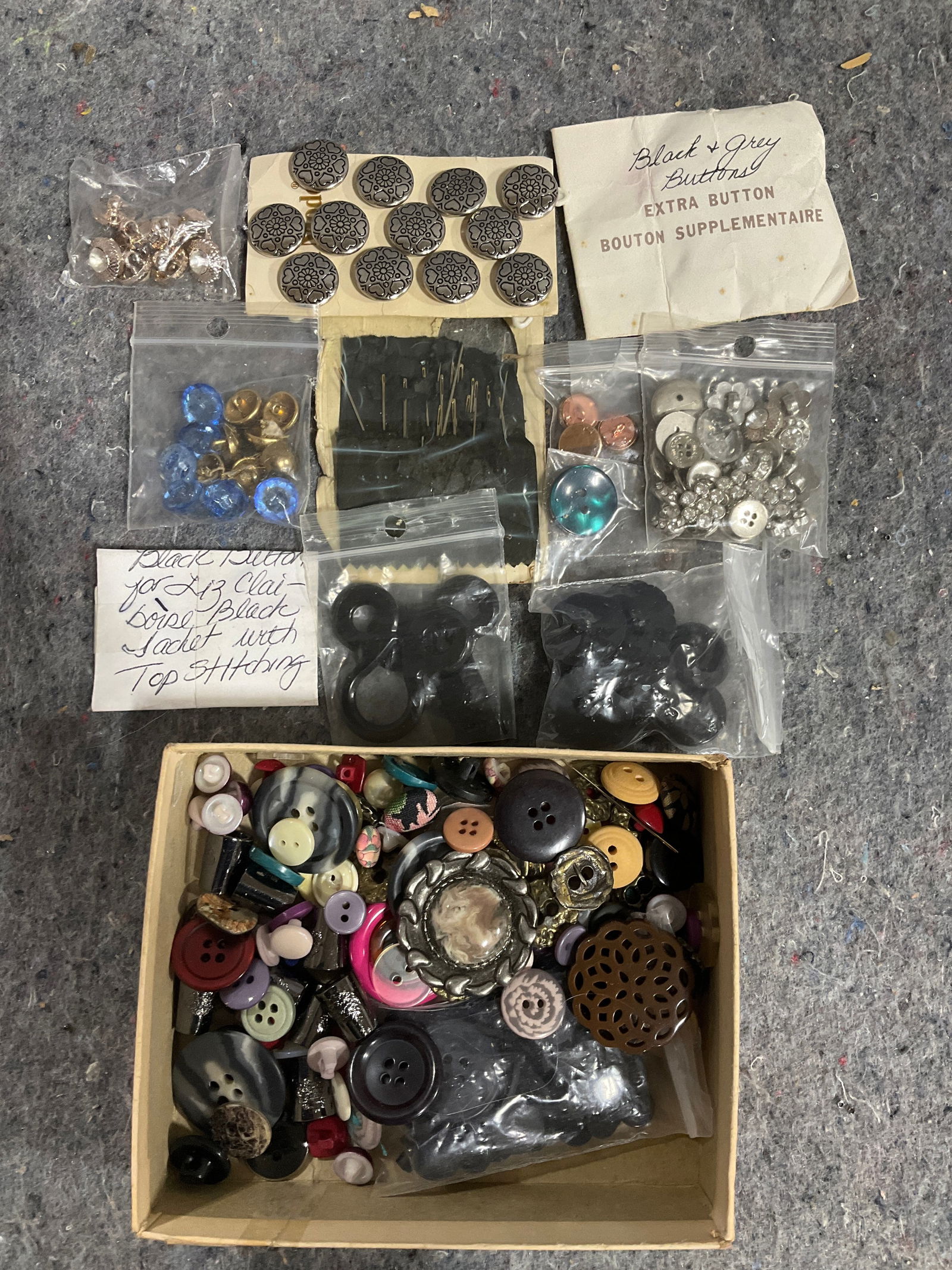 Various buttons and more: Various buttons and more