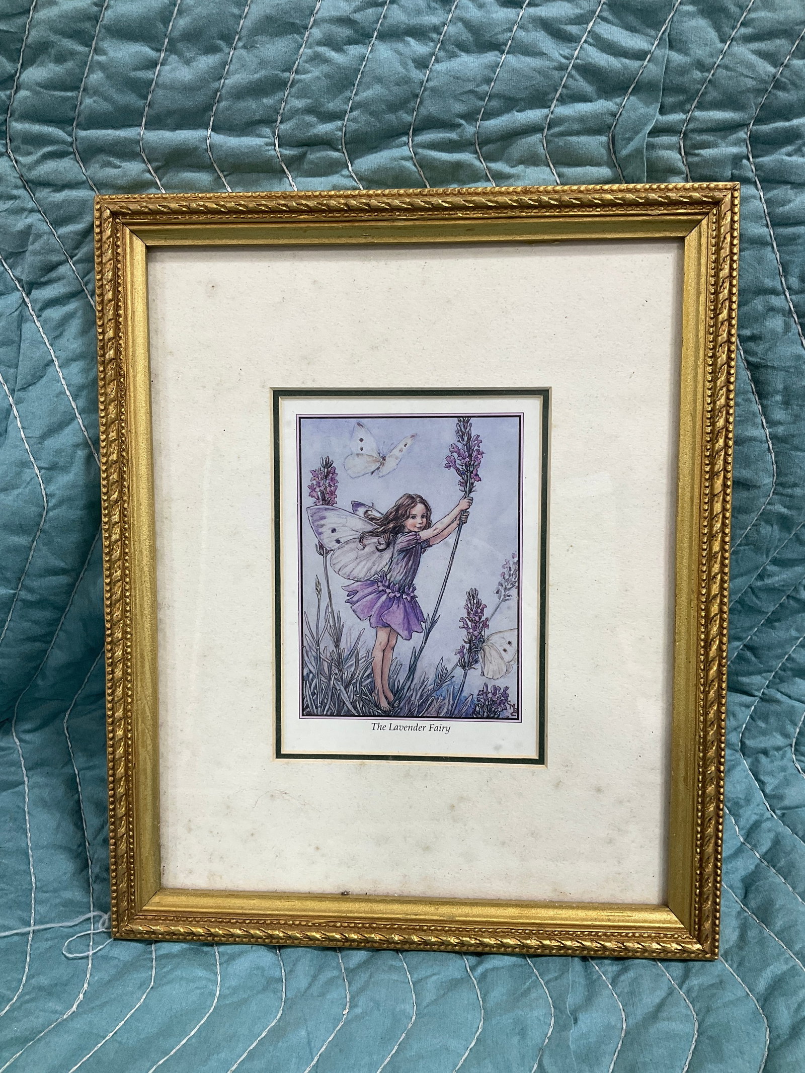 The Lavender Fairy framed print(9inx11in) (1 of 1)