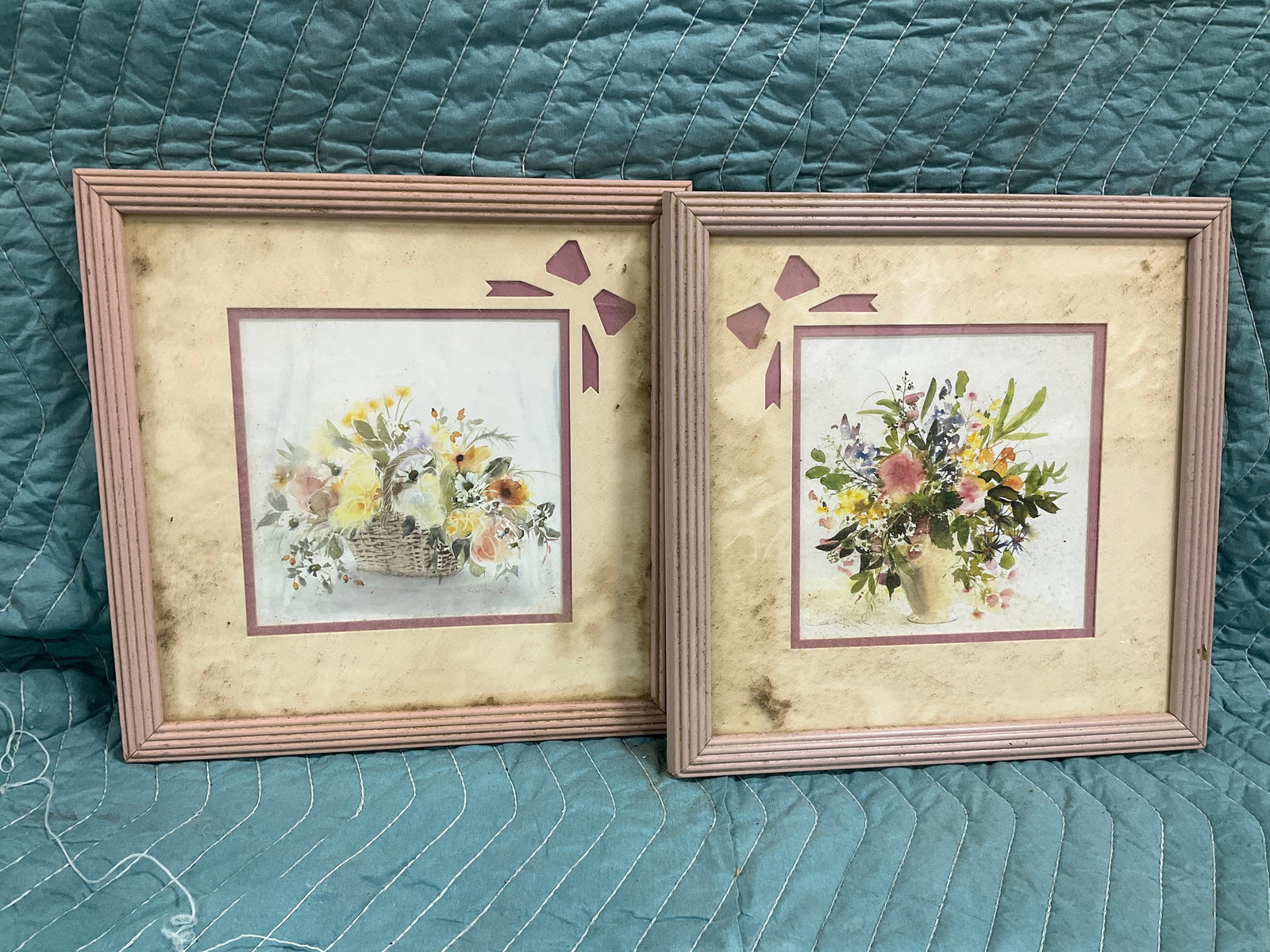 Framed floral art prints by Celia Russell(11.25inx11.25in) (1 of 1)