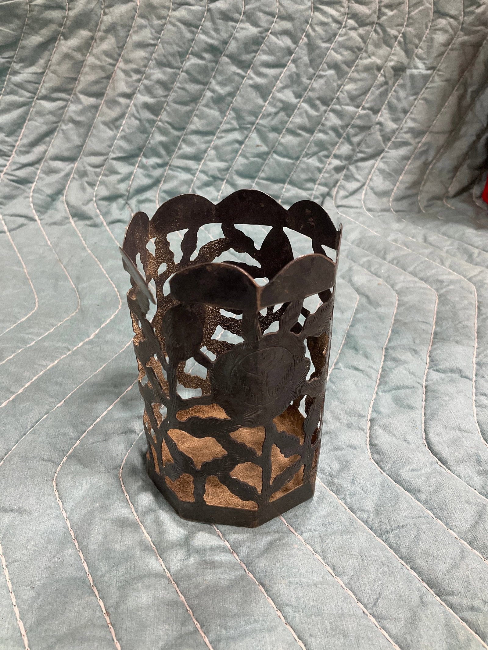 Sterling votive candleholder(4in tall) (1 of 1)