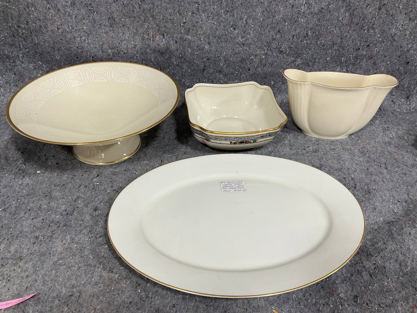 Ceramic Serving Platters, Bowl, and more (Lenox, etc) Tallest - 5in: Ceramic Serving Platters, Bowl, and more (Lenox, etc) Tallest - 5in