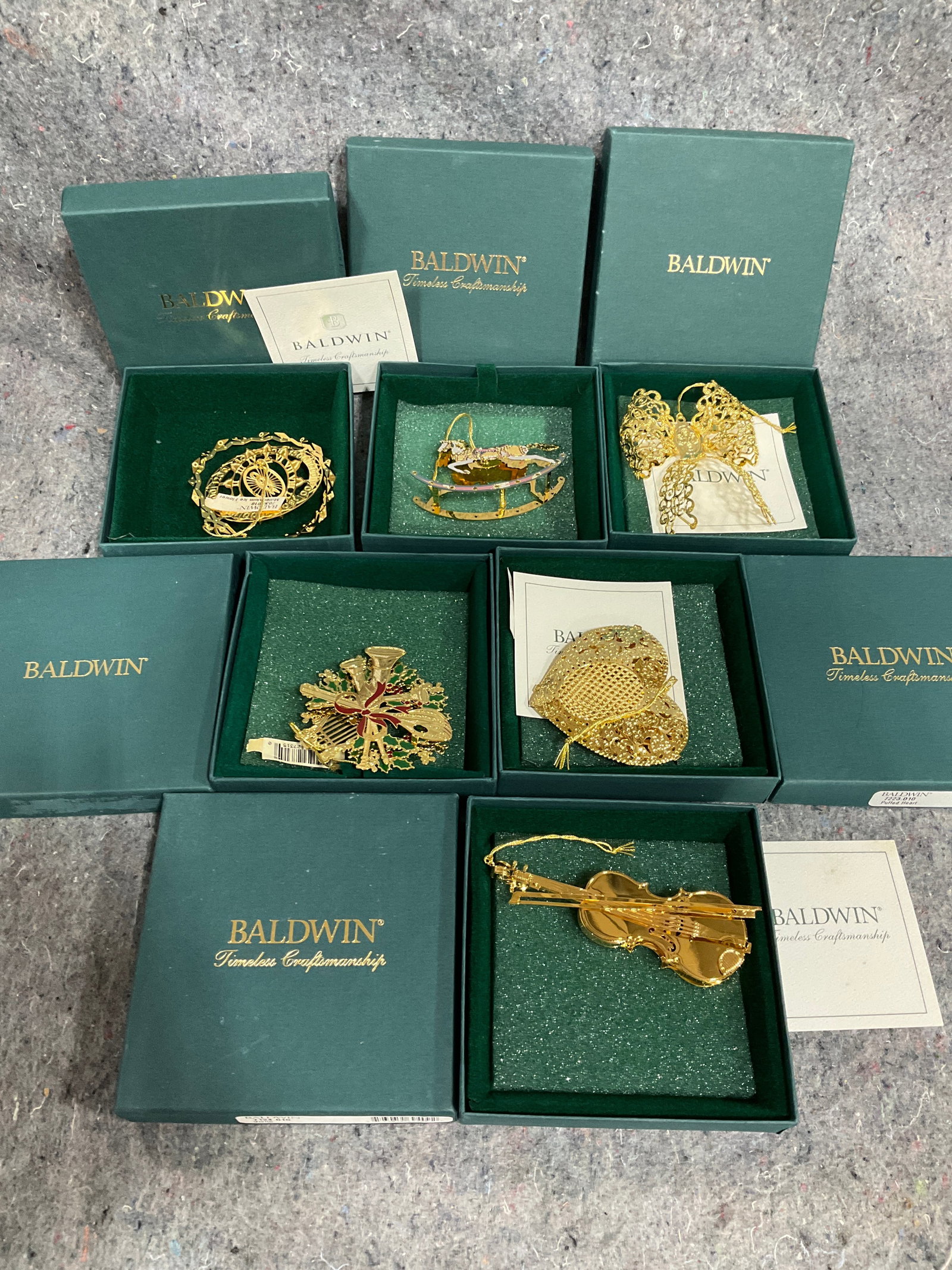 Baldwin Brass Ornaments *new in box* (1 of 1)