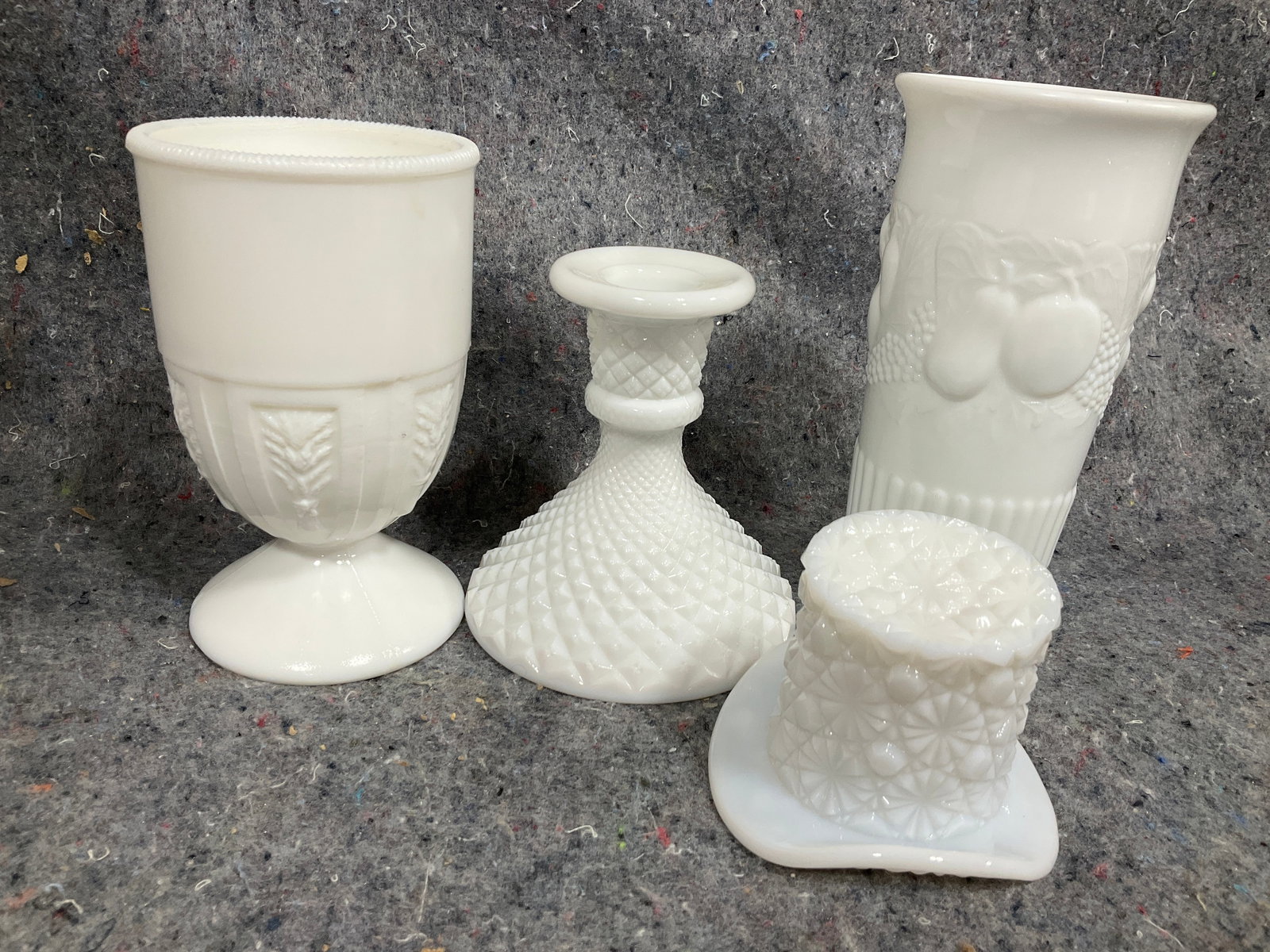 Milk Glass Cups, Candle Holder, and more (Tallest - 6in) (1 of 1)