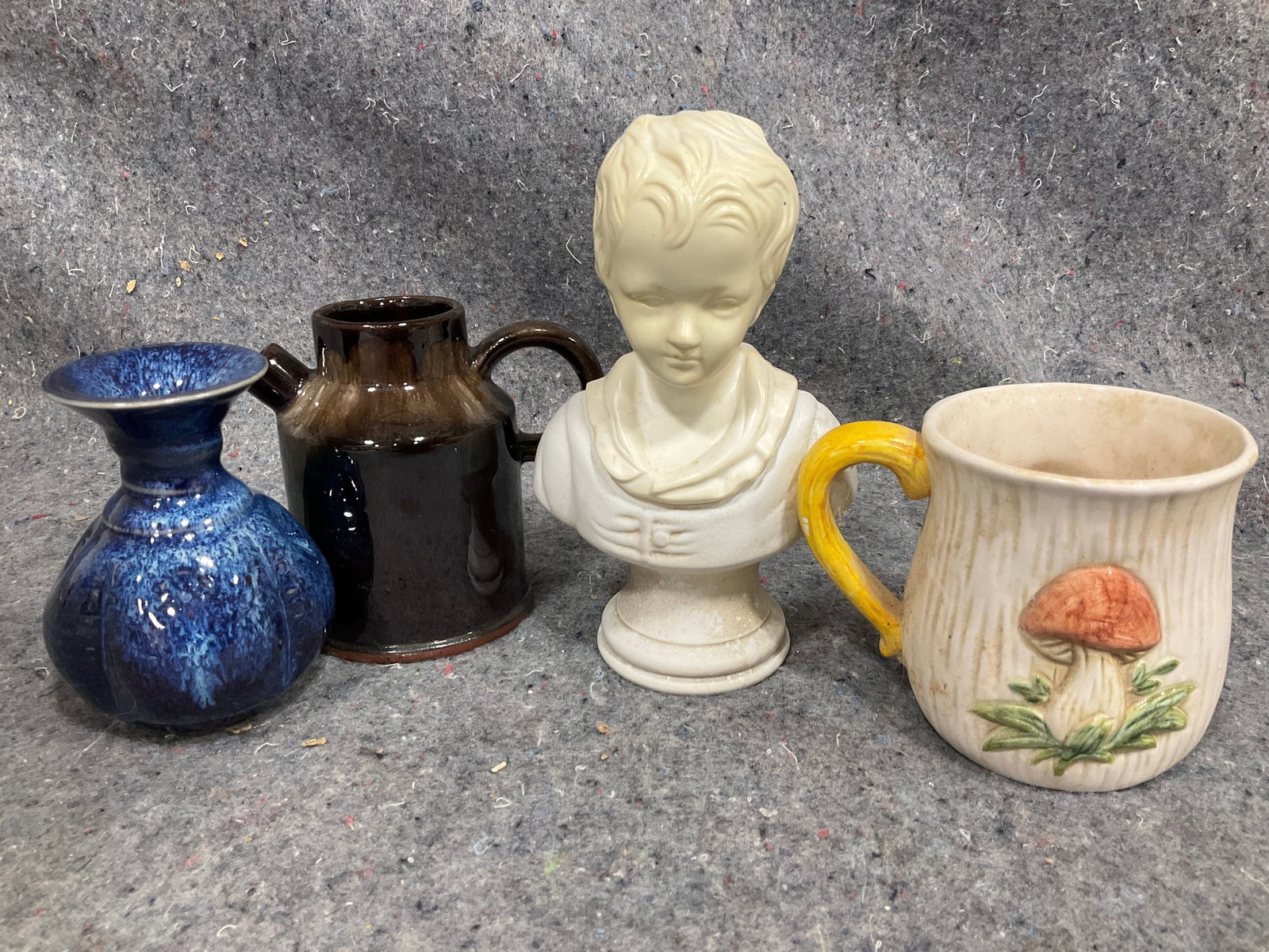 Avon Cologne Decanter (6.5in Tall), and Vintage Pottery Items (1 of 1)