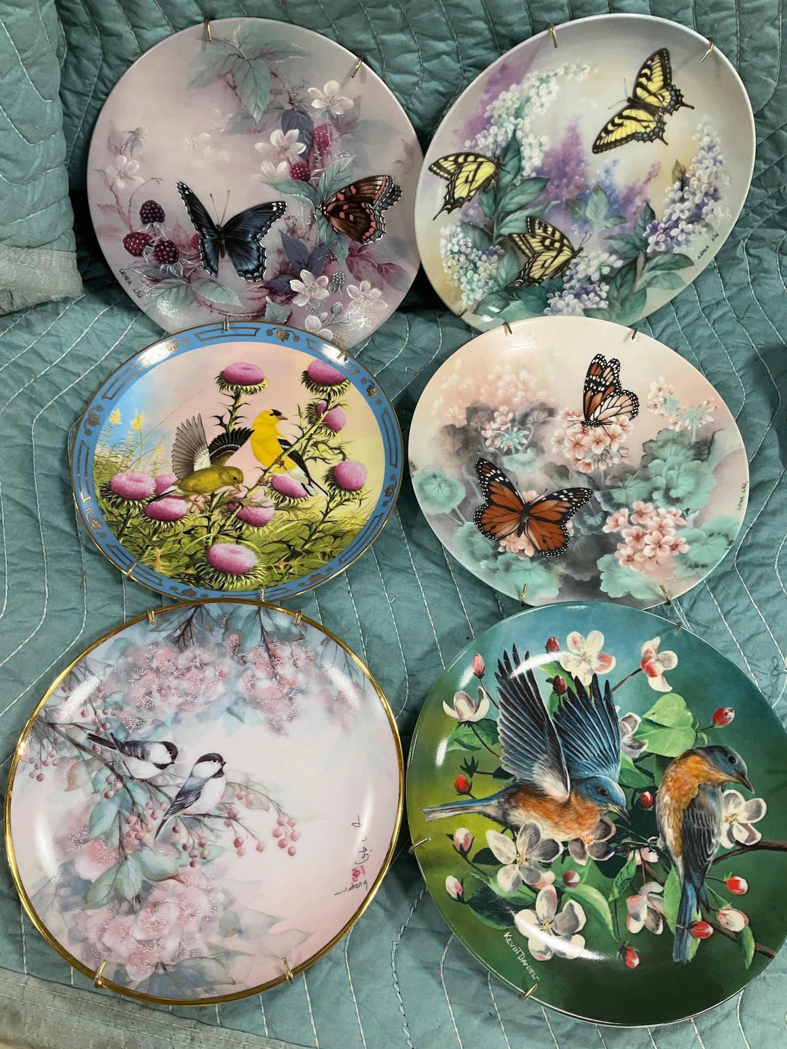 Various Decorative Ceramic Wall Hanging Plates (1 of 1)