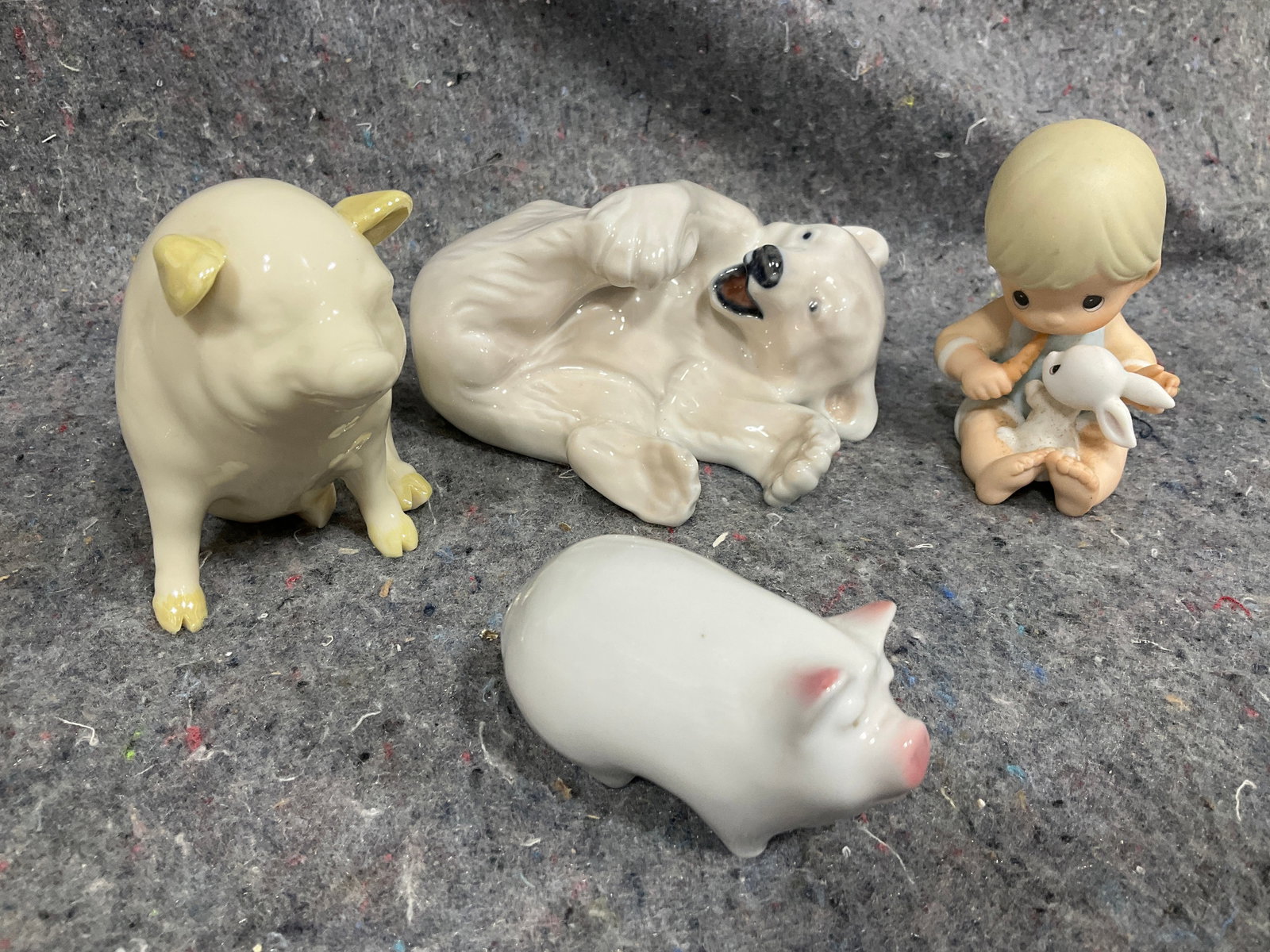 Various Ceramic Figures - Precious Moments, Belleek, etc (Tallest - 3.5in) (1 of 1)