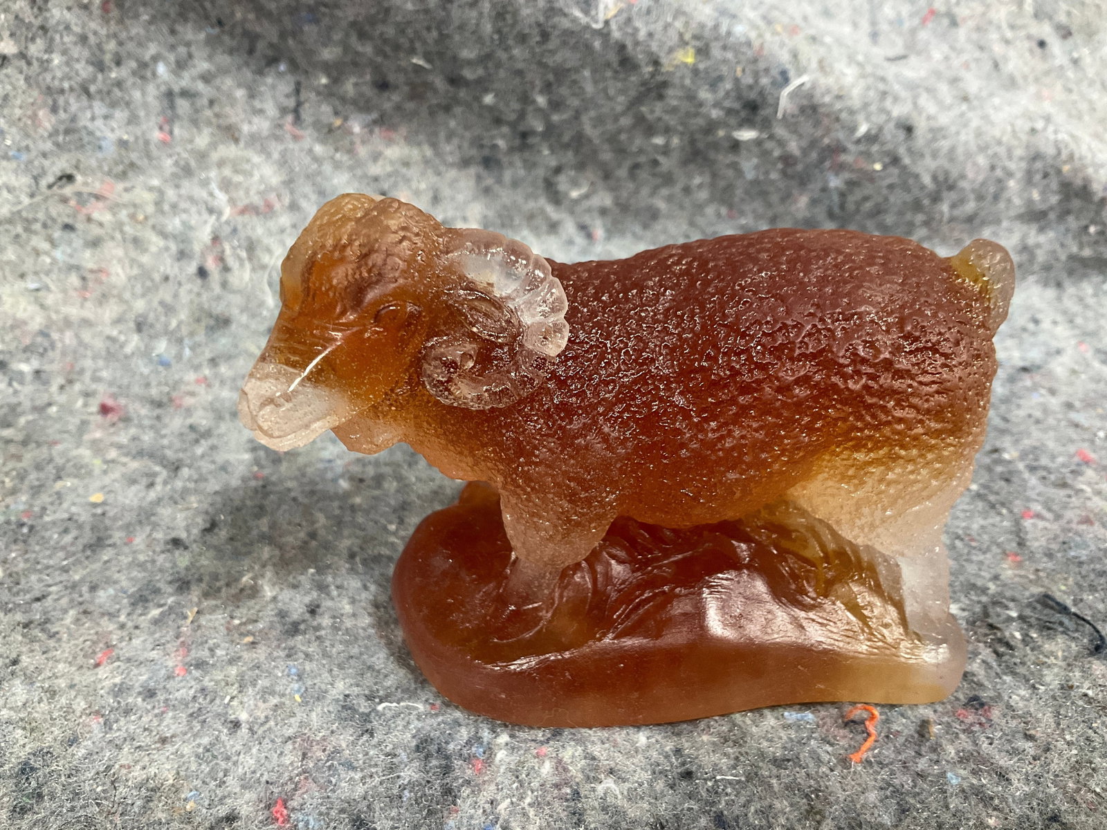 Vintage Ram Figure *signed on bottom* (1 of 1)