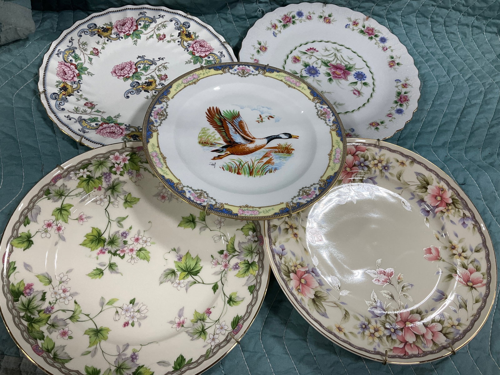 Various Ceramic Decorative Plates (Staffordshire, Andrea, etc) (1 of 1)