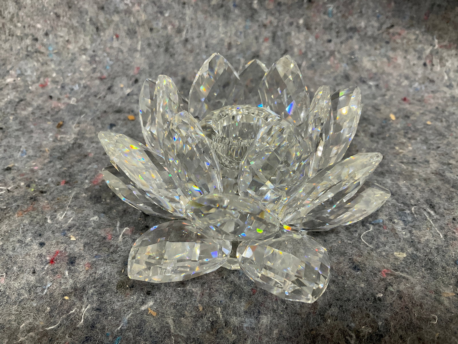 Swarovski Water Lily Candleholder (3in Tall) (1 of 1)